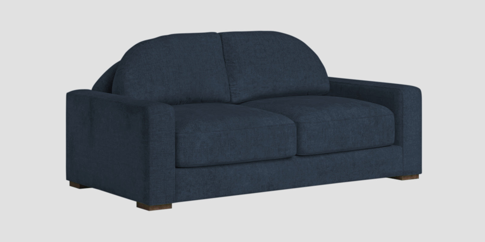 Dara Fabric 2 Seater Sofa In Denim Blue Colour - Febonic Living