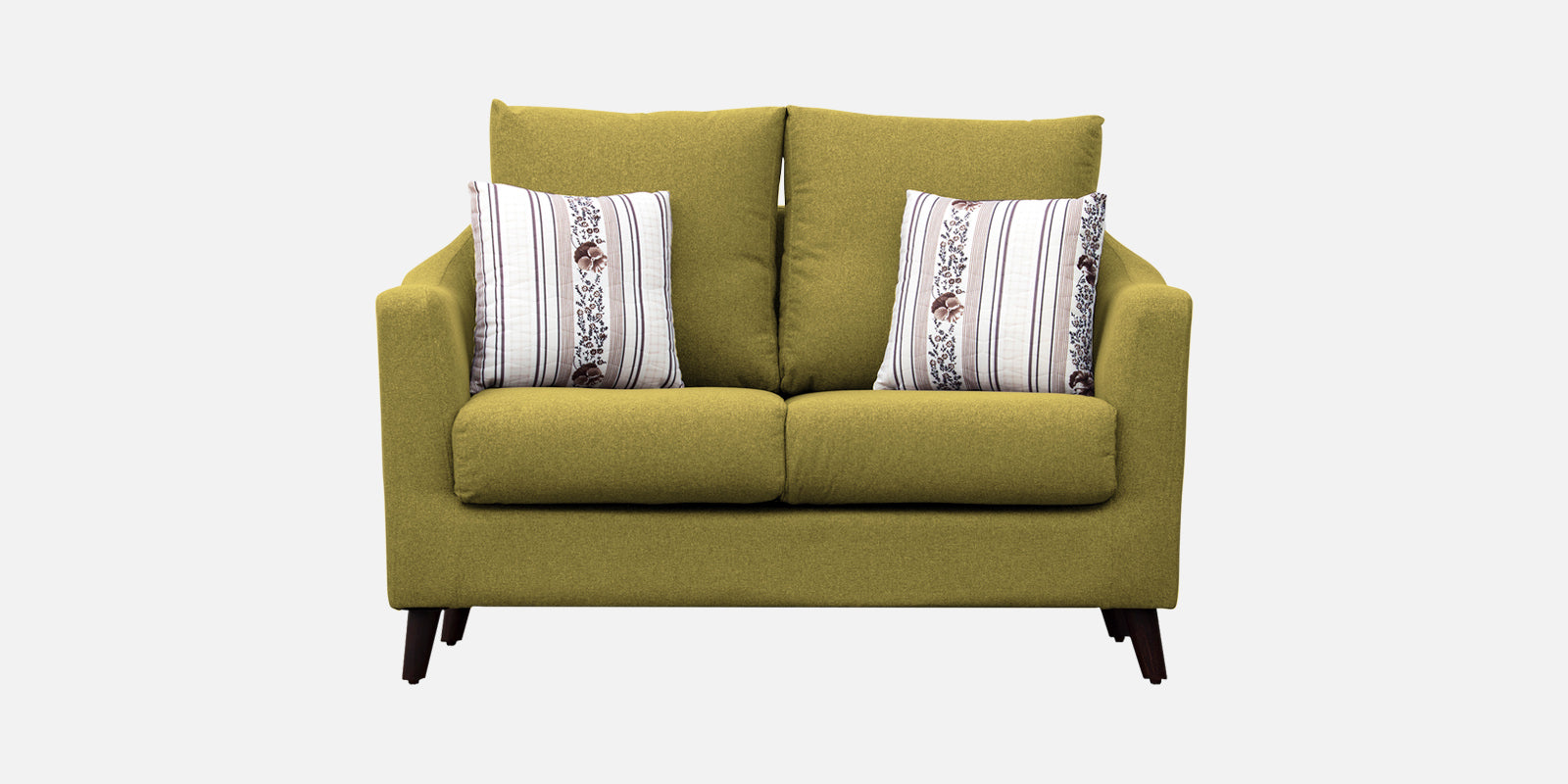 Kevin Fabric 2 Seater Sofa In Parrot Green Colour - Febonic Living