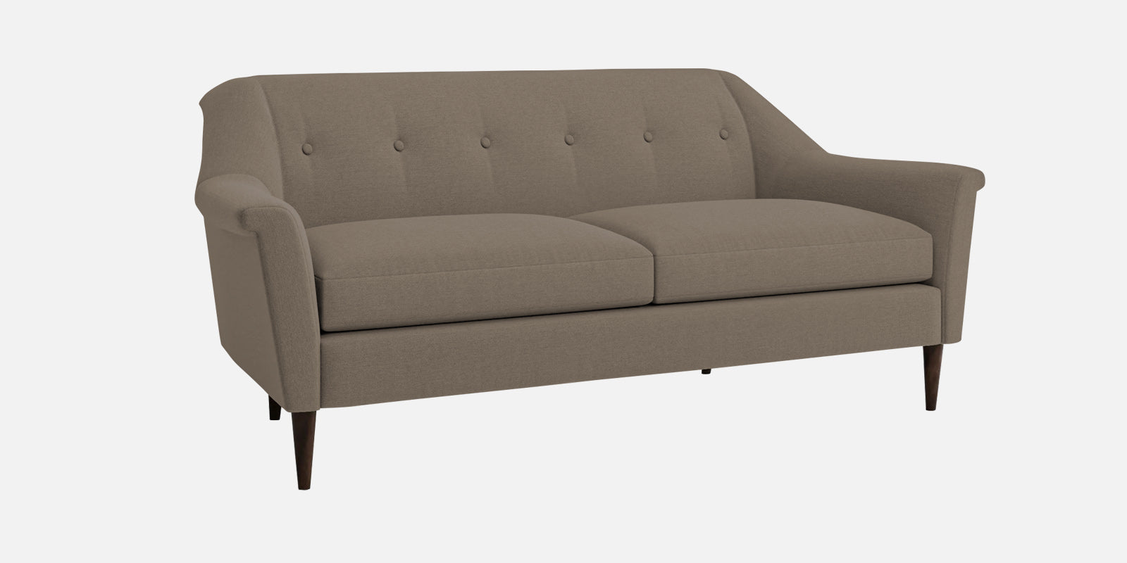 Homer Fabric 3 Seater Sofa In Hazel Beige Colour - Febonic Living