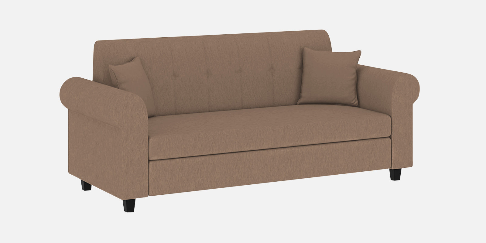 Derado Fabric 3 Seater Sofa In Cookie Beige Colour - Febonic Living