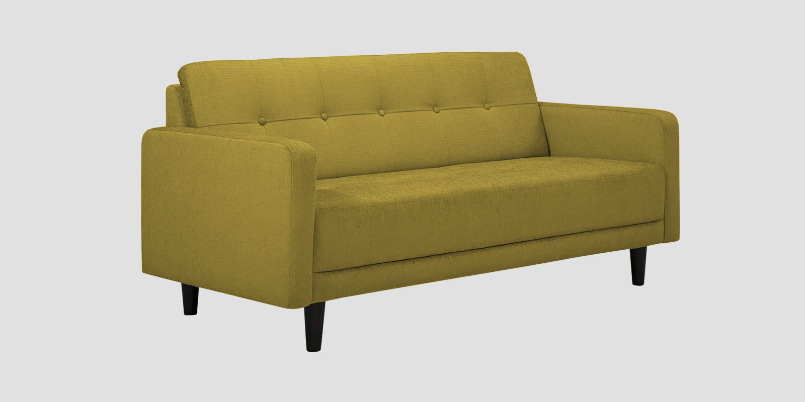 Noha Fabric 2 Seater Sofa In Parrot Green Colour - Febonic Living