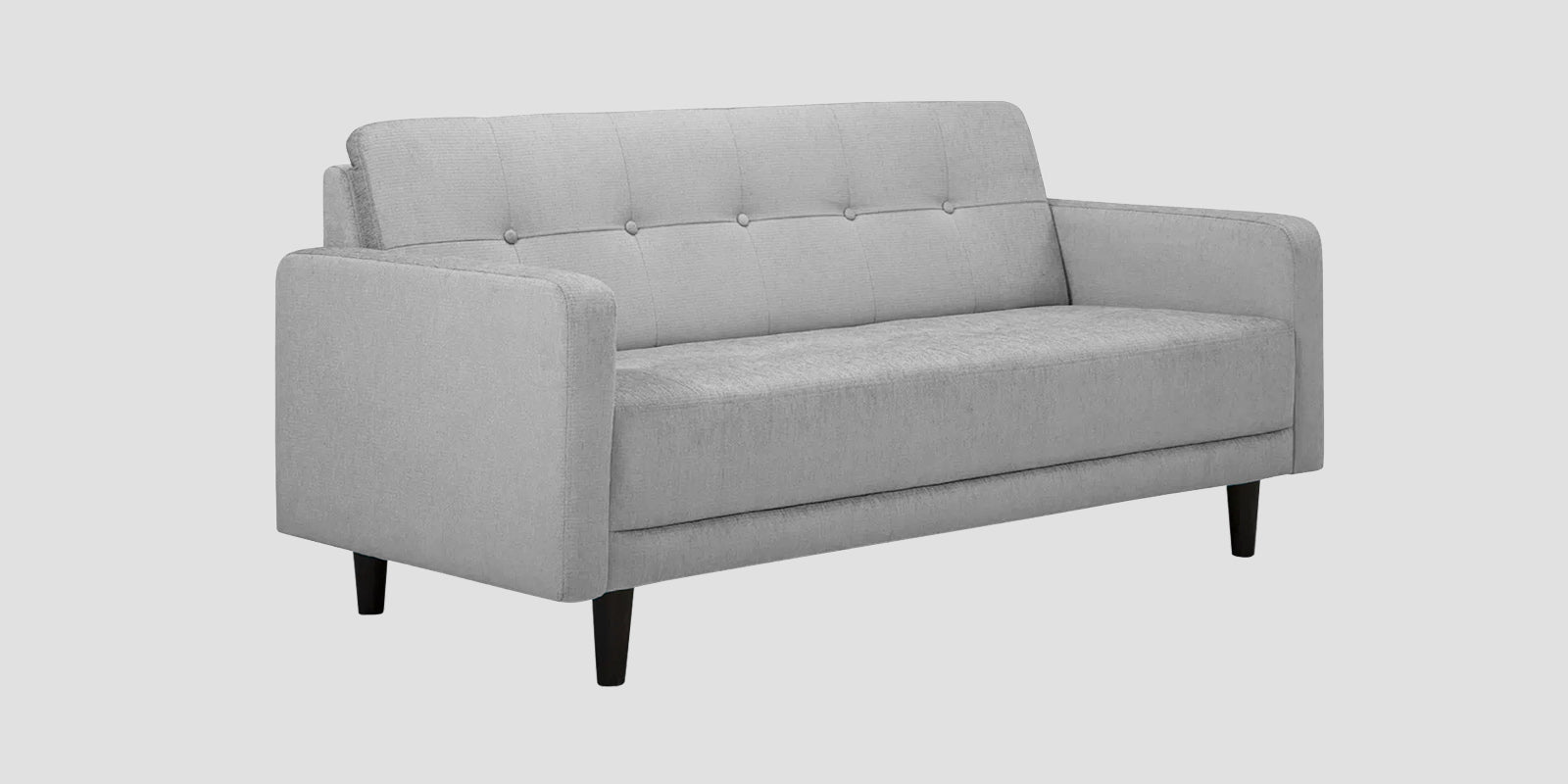 Noha Fabric 2 Seater Sofa In Lit Grey Colour - Febonic Living
