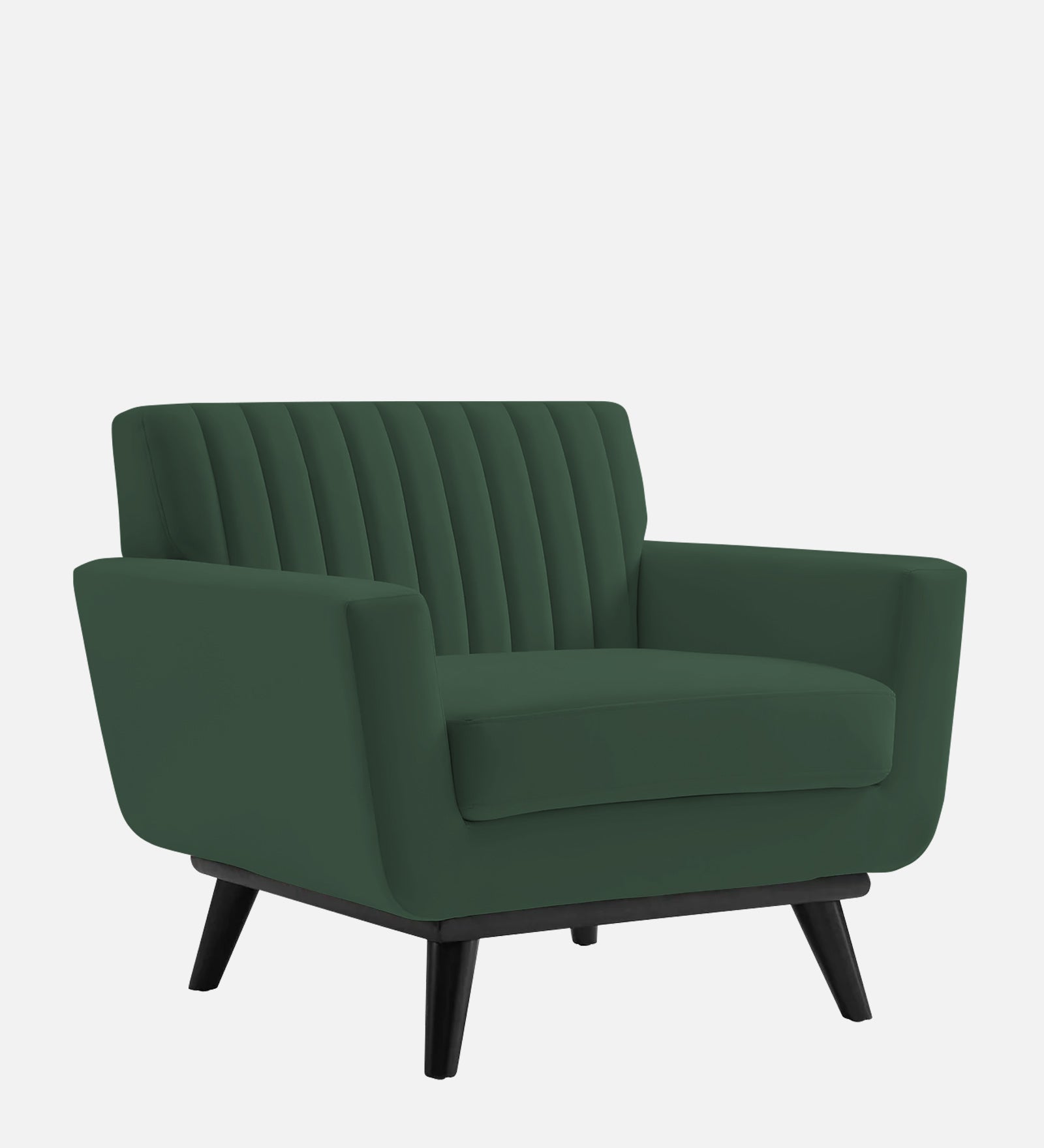 Tucker Velvet 1 Seater Sofa In Amazon Green Colour - Febonic Living