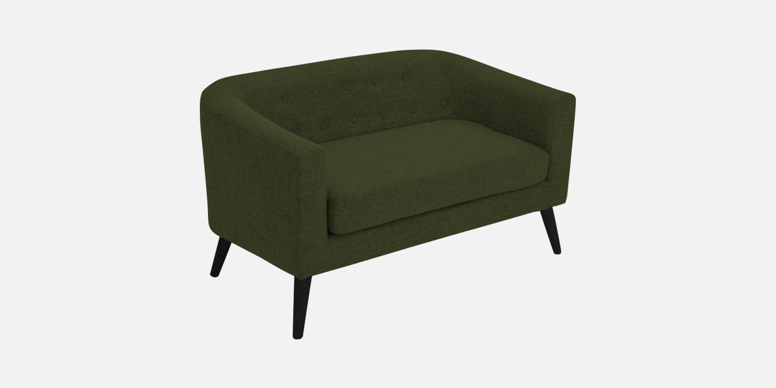 Casper Fabric 2 Seater Sofa in Olive Green Colour
