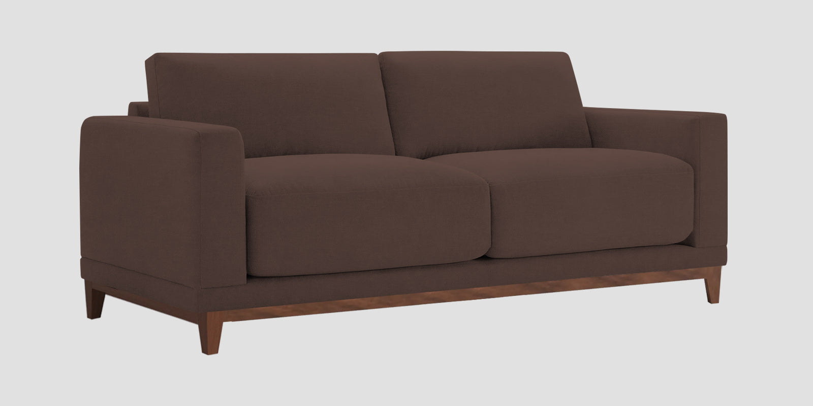 Esha Fabric 2 Seater Sofa In Caramel Brown Colour - Febonic Living