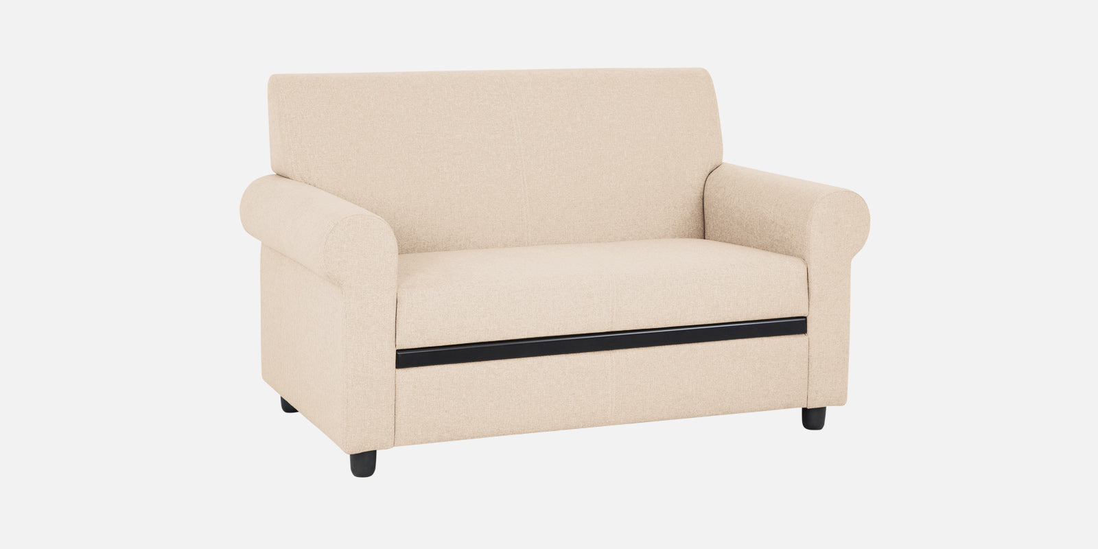 Ribby Fabric 2 Seater Sofa In Woom Beige Colour - Febonic Living