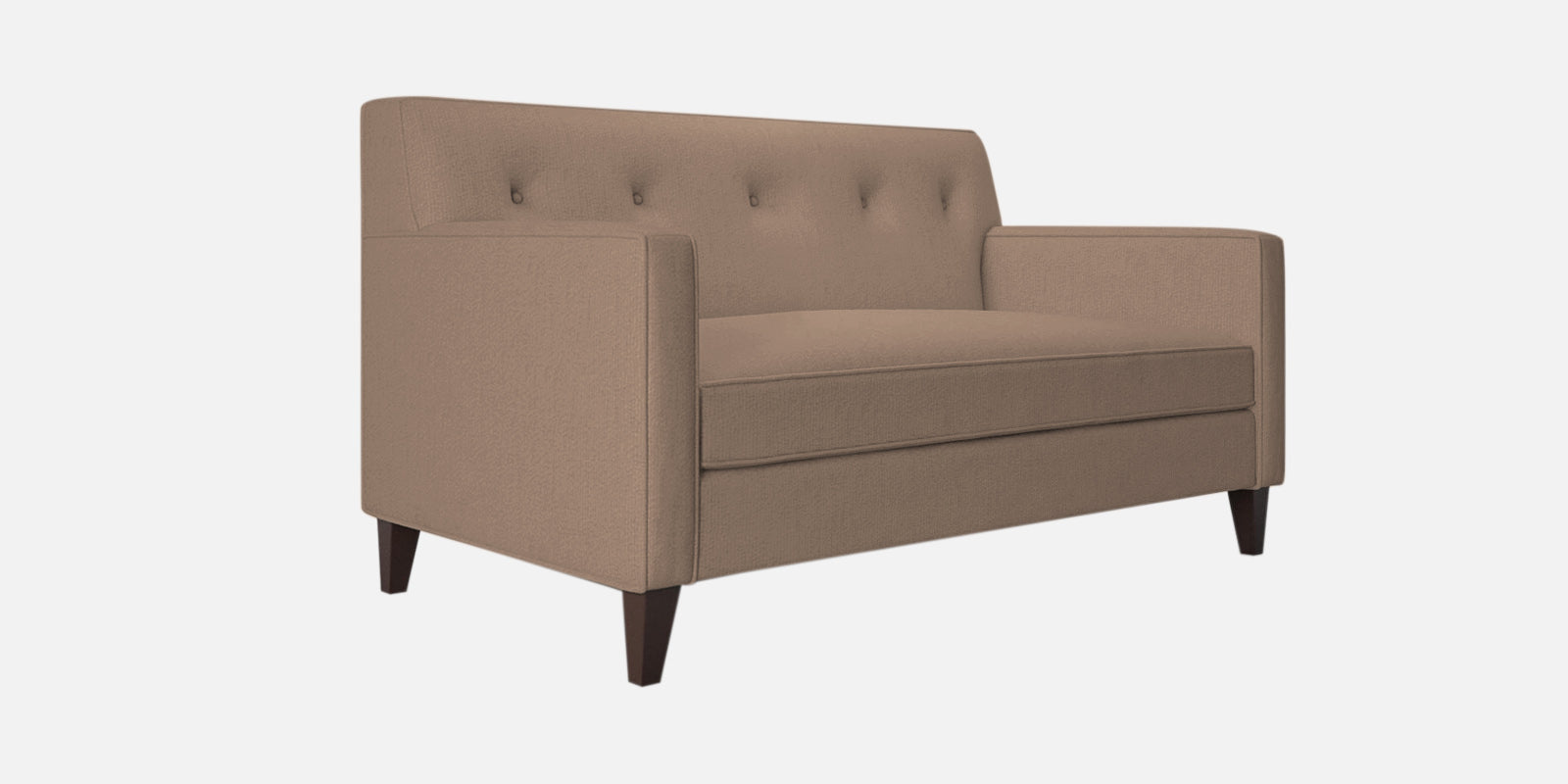 Miller Fabric 2 Seater Sofa In Cookie Beige Colour - Febonic Living