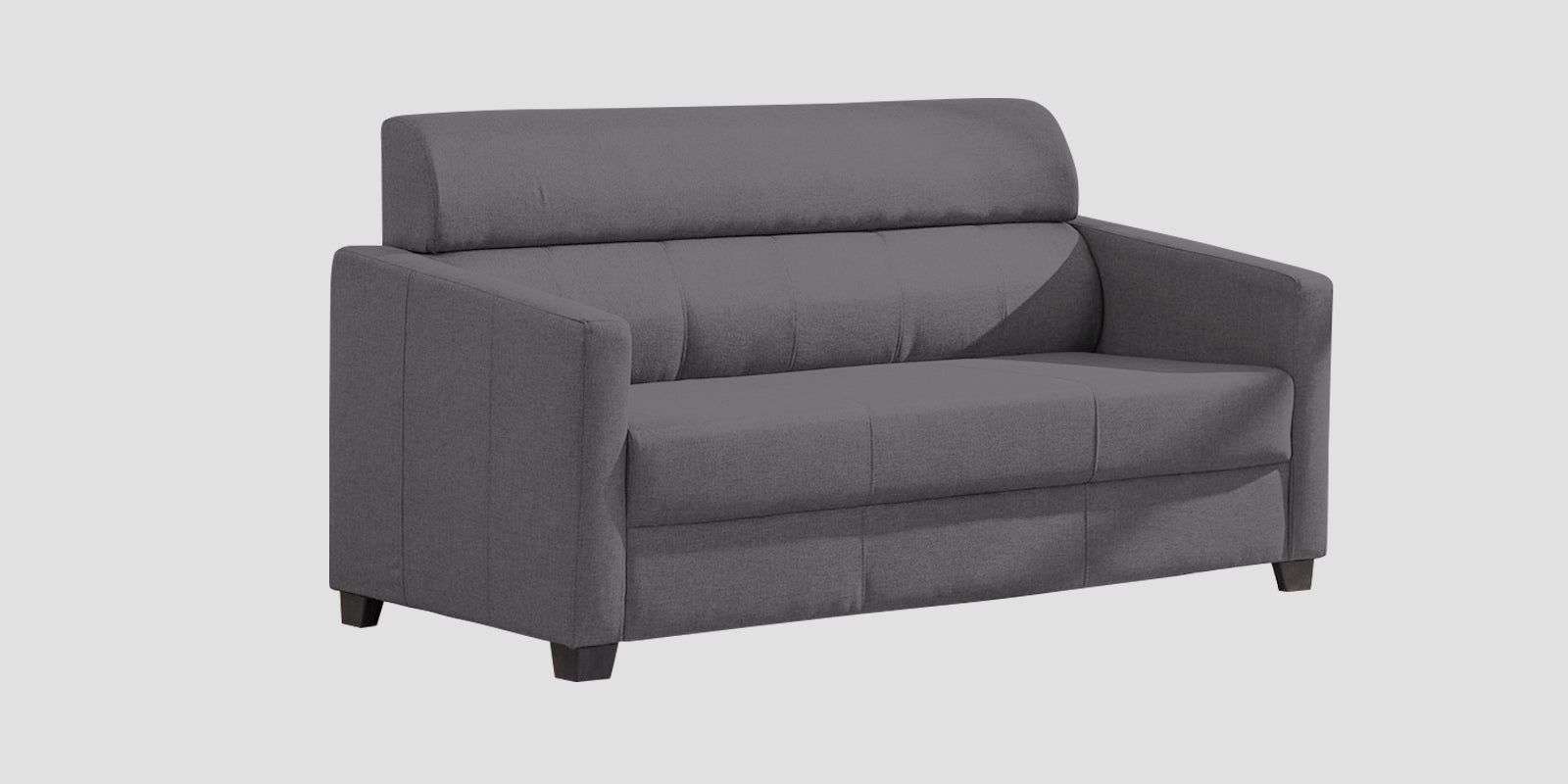 Devo Fabric 3 Seater Sofa In Sudo Grey Colour - Febonic Living