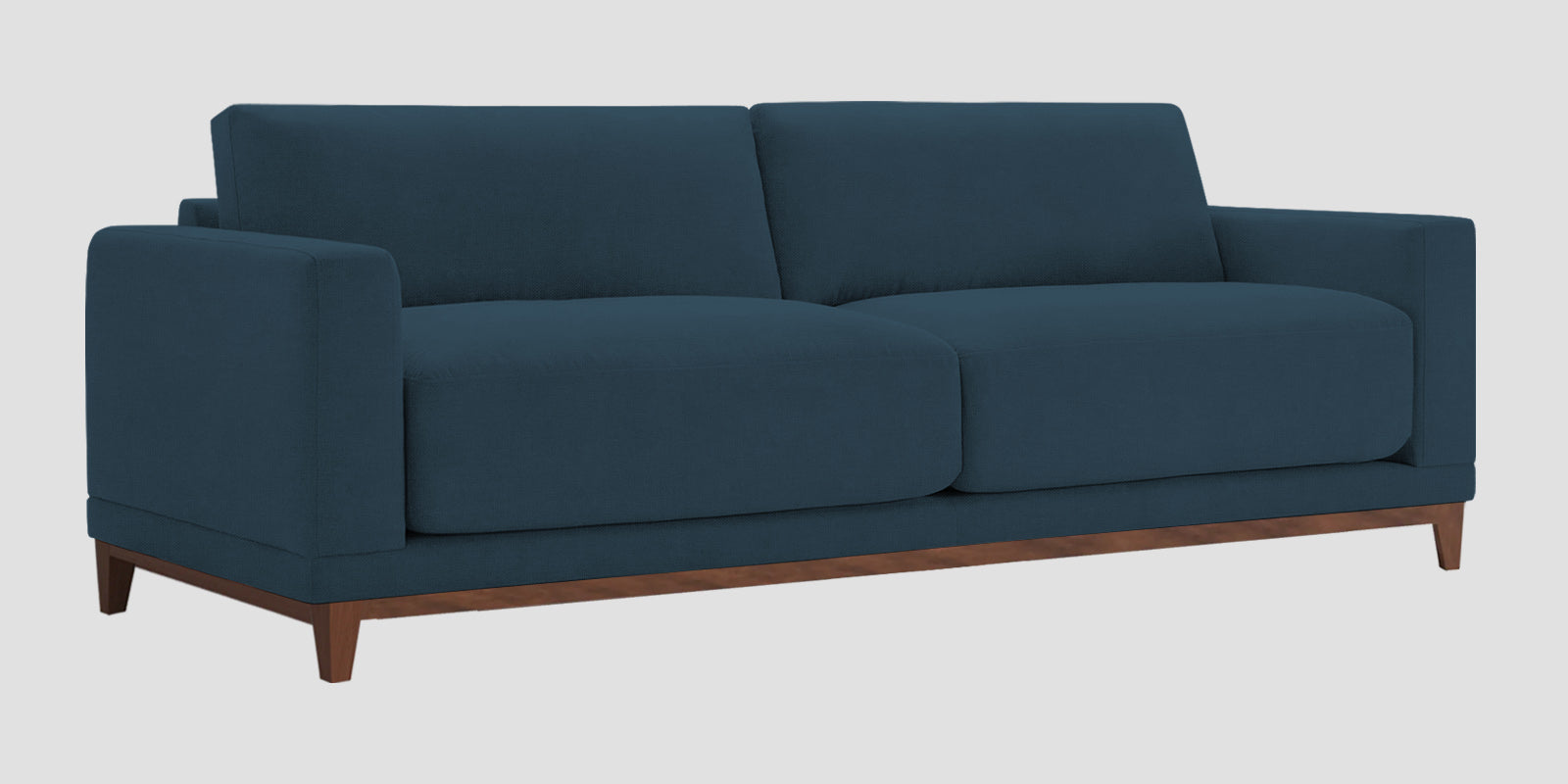 Esha Fabric 3 Seater Sofa In Cool Blue Colour - Febonic Living