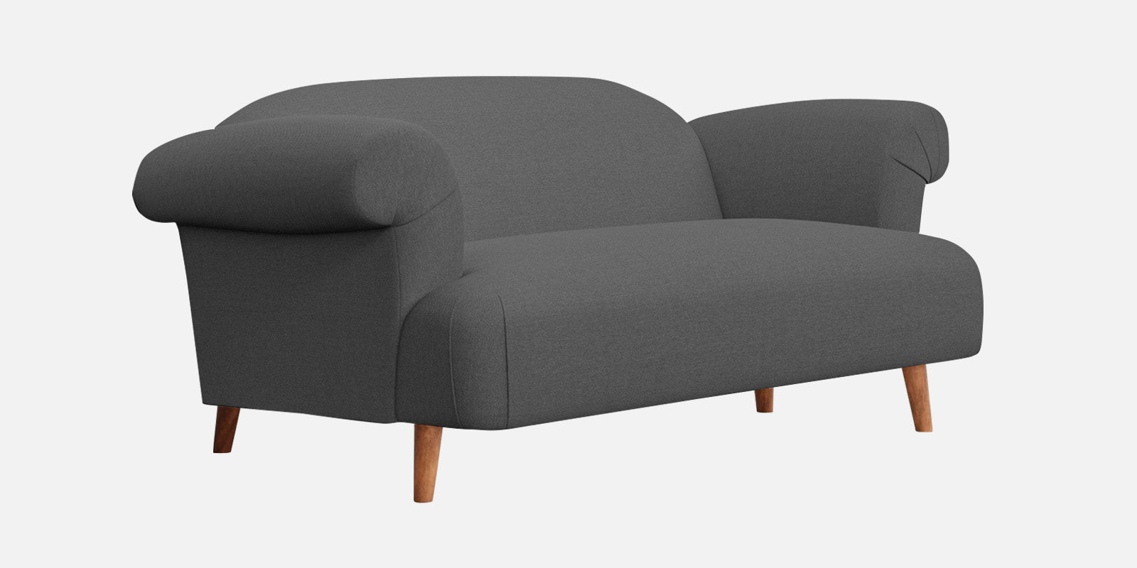 Barber Fabric 2 Seater Sofa In Stone Grey Colour - Febonic Living