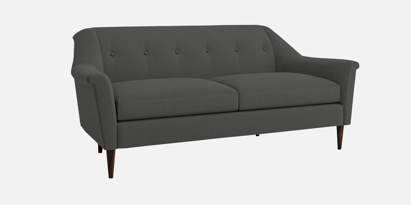 Homer Fabric 3 Seater Sofa In Stone Grey Colour - Febonic Living
