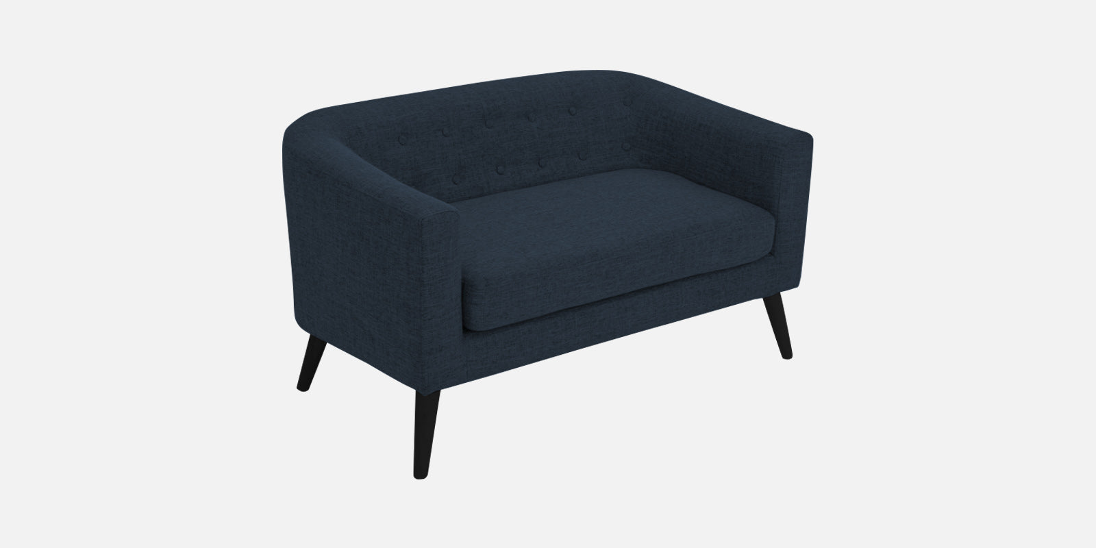 Casper Fabric 2 Seater Sofa In Denim Blue Colour - Febonic Living