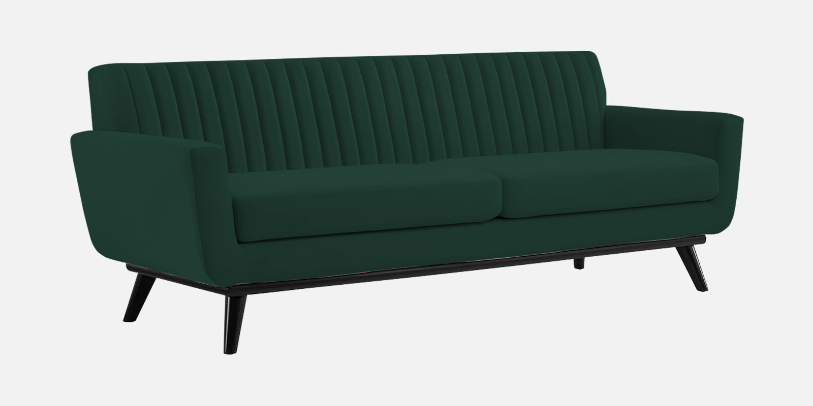 Tucker Velvet 3 Seater Sofa In Forest Green Colour - Febonic Living
