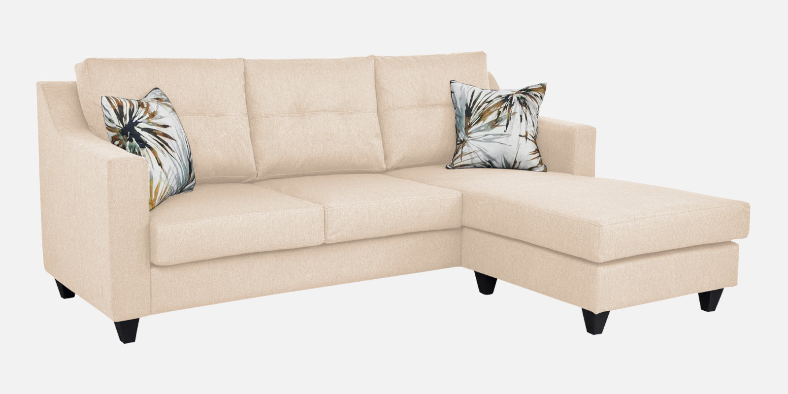 Welly Fabric LHS Sectional Sofa (2+Lounger) In Woom Colour - Febonic Living