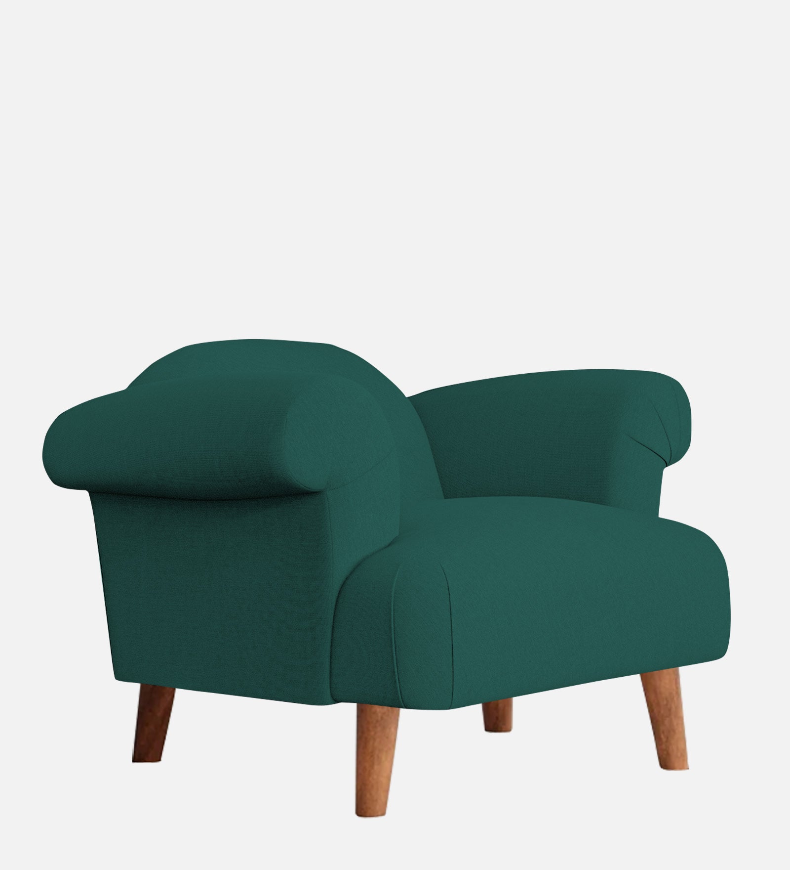 Barber Fabric 1 Seater Sofa In Sage Green Colour - Febonic Living
