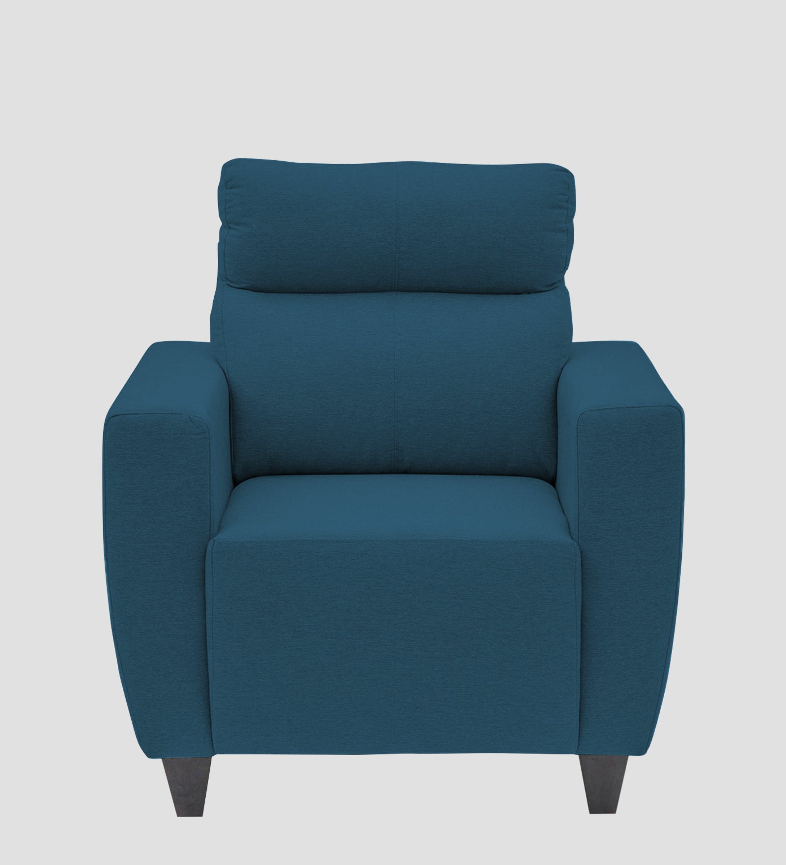 Honor Fabric 1 Seater Sofa In Eclipse Blue Colour - Febonic Living