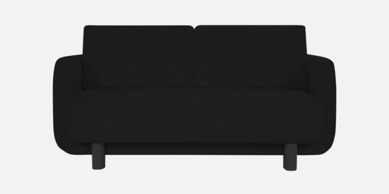Varu Fabric 2 Seater Sofa In Zed Black Colour - Febonic Living