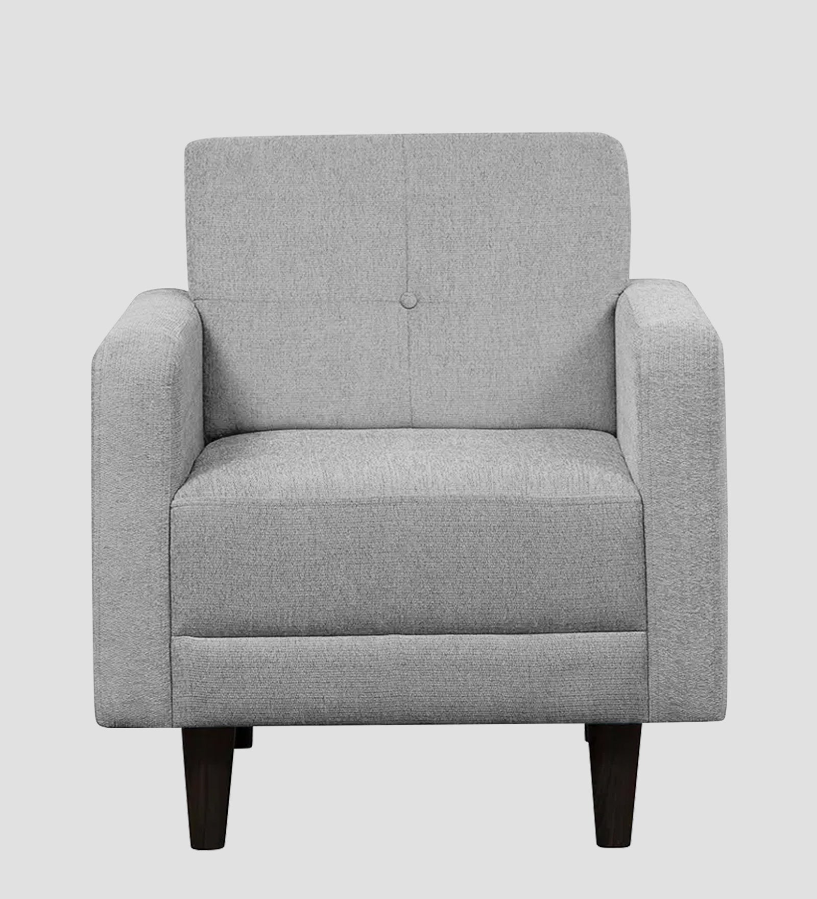 Noha Fabric 1 Seater Sofa In Lit Grey Colour - Febonic Living
