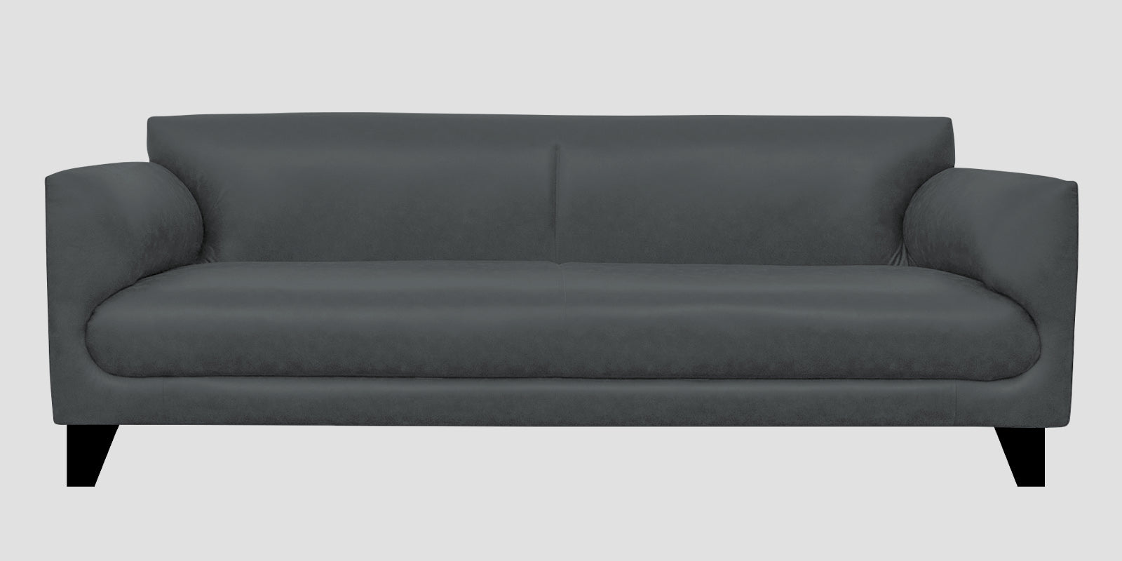 Convi Leatherette 3 Seater Sofa in Pepper Grey Colour