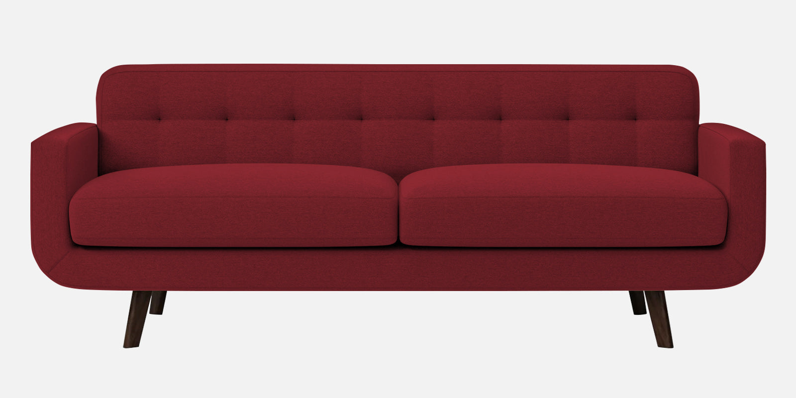 Marsela Fabric 3 Seater Sofa In Chilli Red Colour - Febonic Living