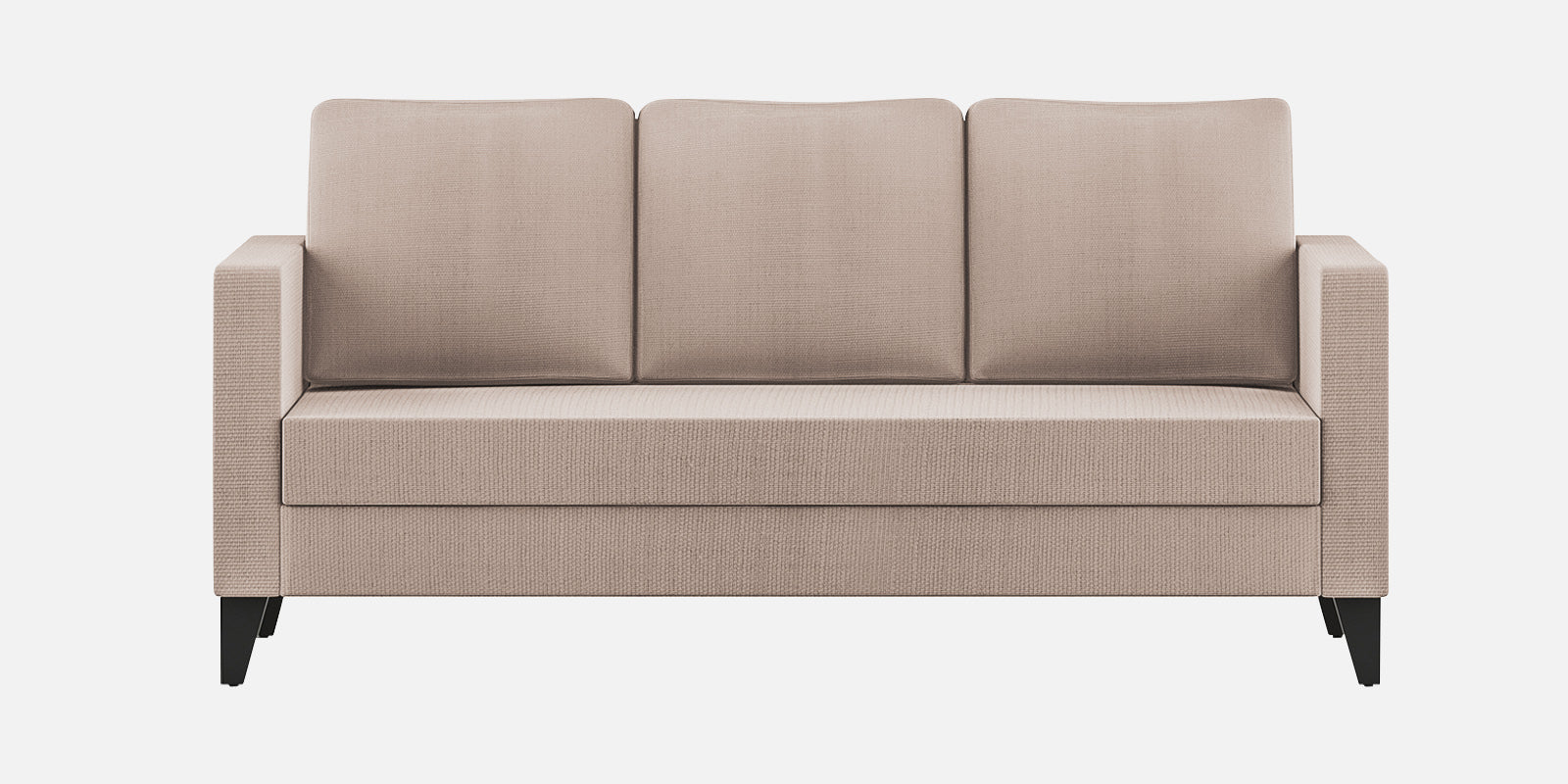 Nori Fabric 3 Seater Sofa In Kadhi Beige Colour - Febonic Living