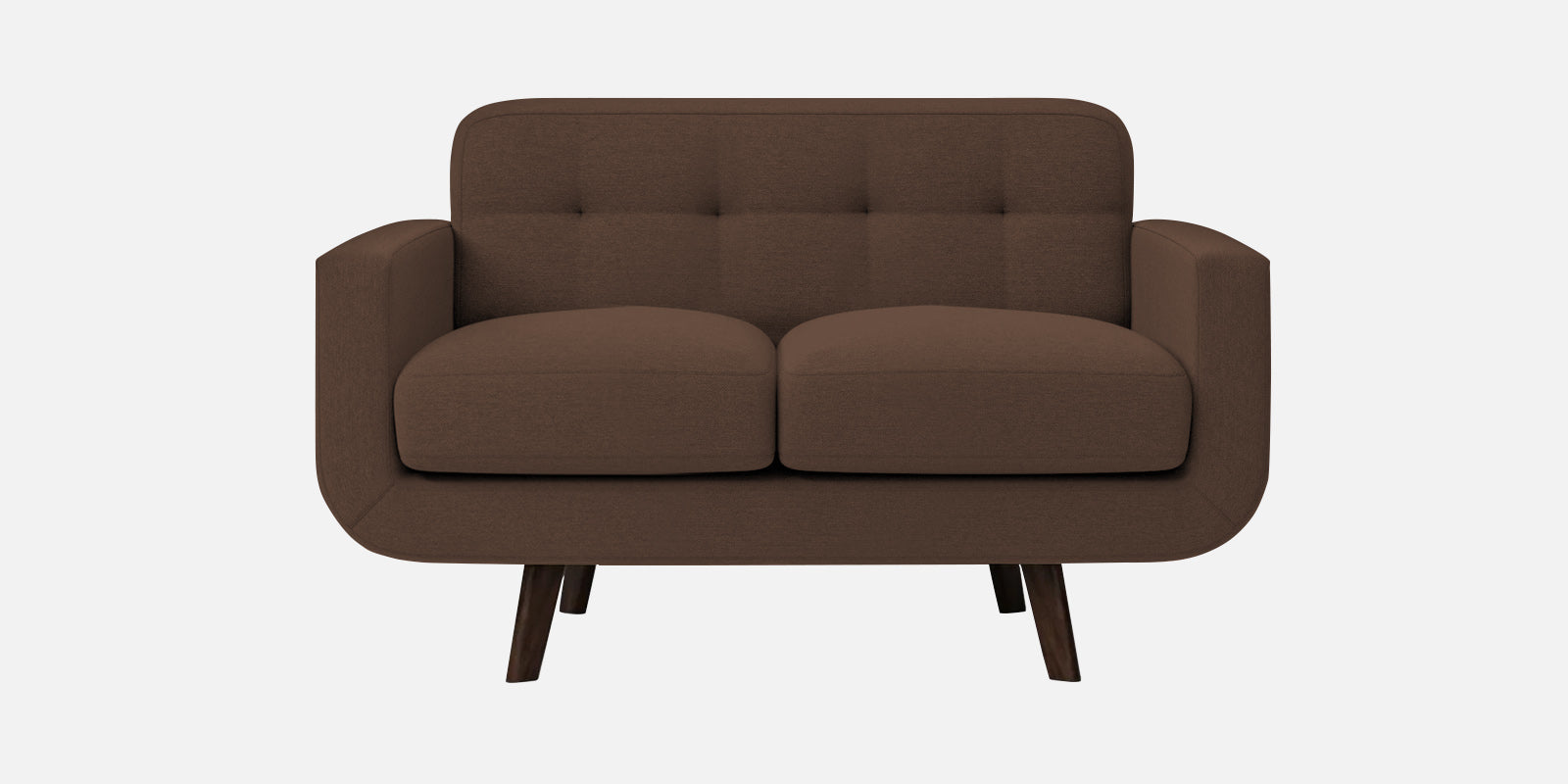Marsela Fabric 2 Seater Sofa In Ash Brown Colour - Febonic Living