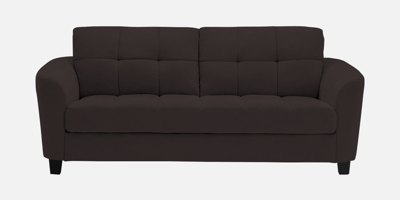 Mulan Fabric 2 Seater Sofa In Pebble Brown Colour - Febonic Living