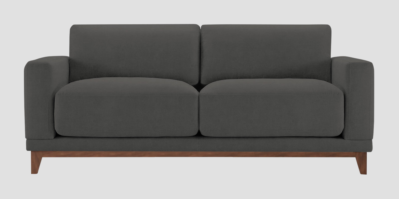 Esha Fabric 2 Seater Sofa In Stone Grey Colour - Febonic Living