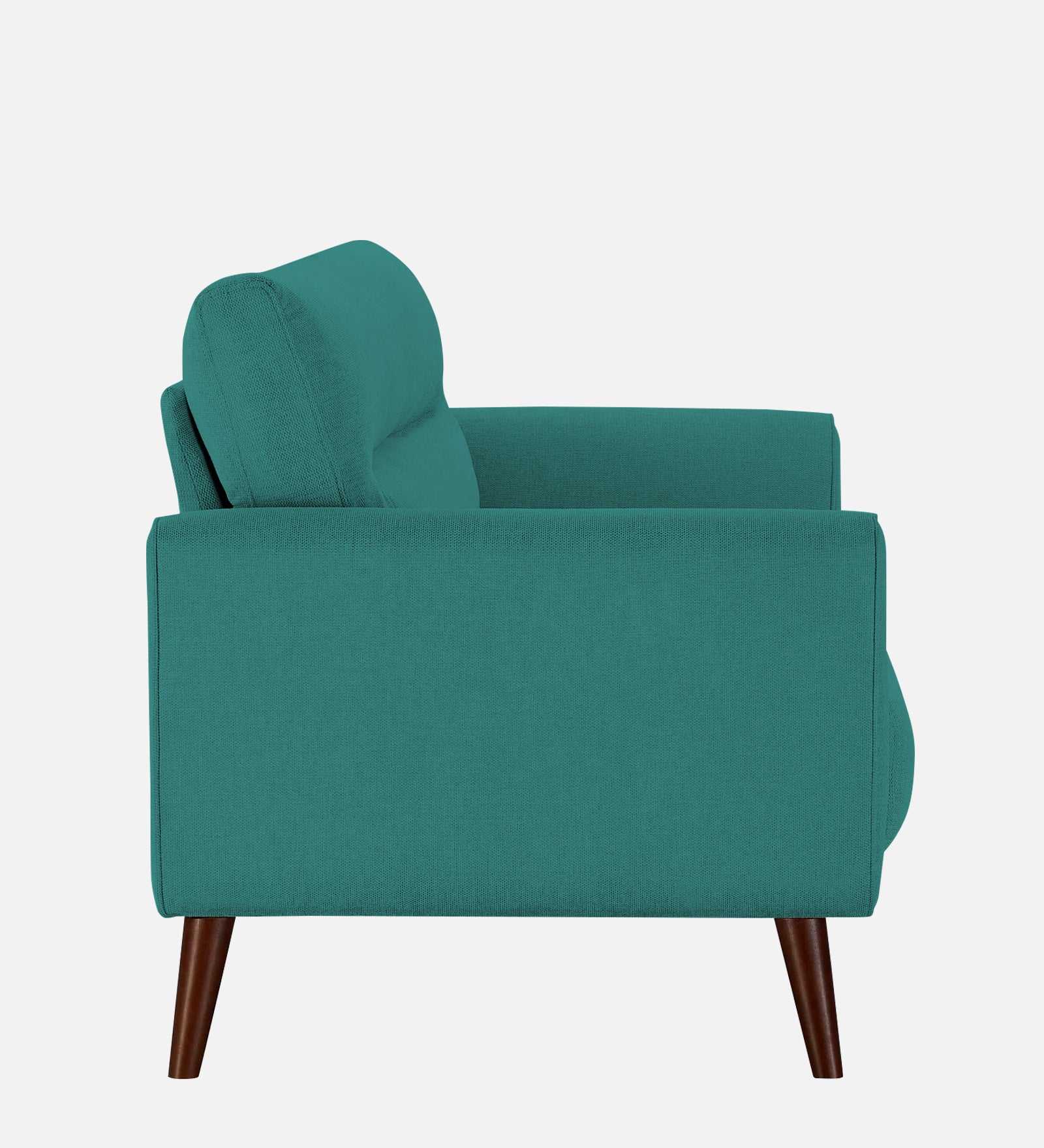 Castro Fabric 1 Seater Sofa In Sea Green Colour - Febonic Living