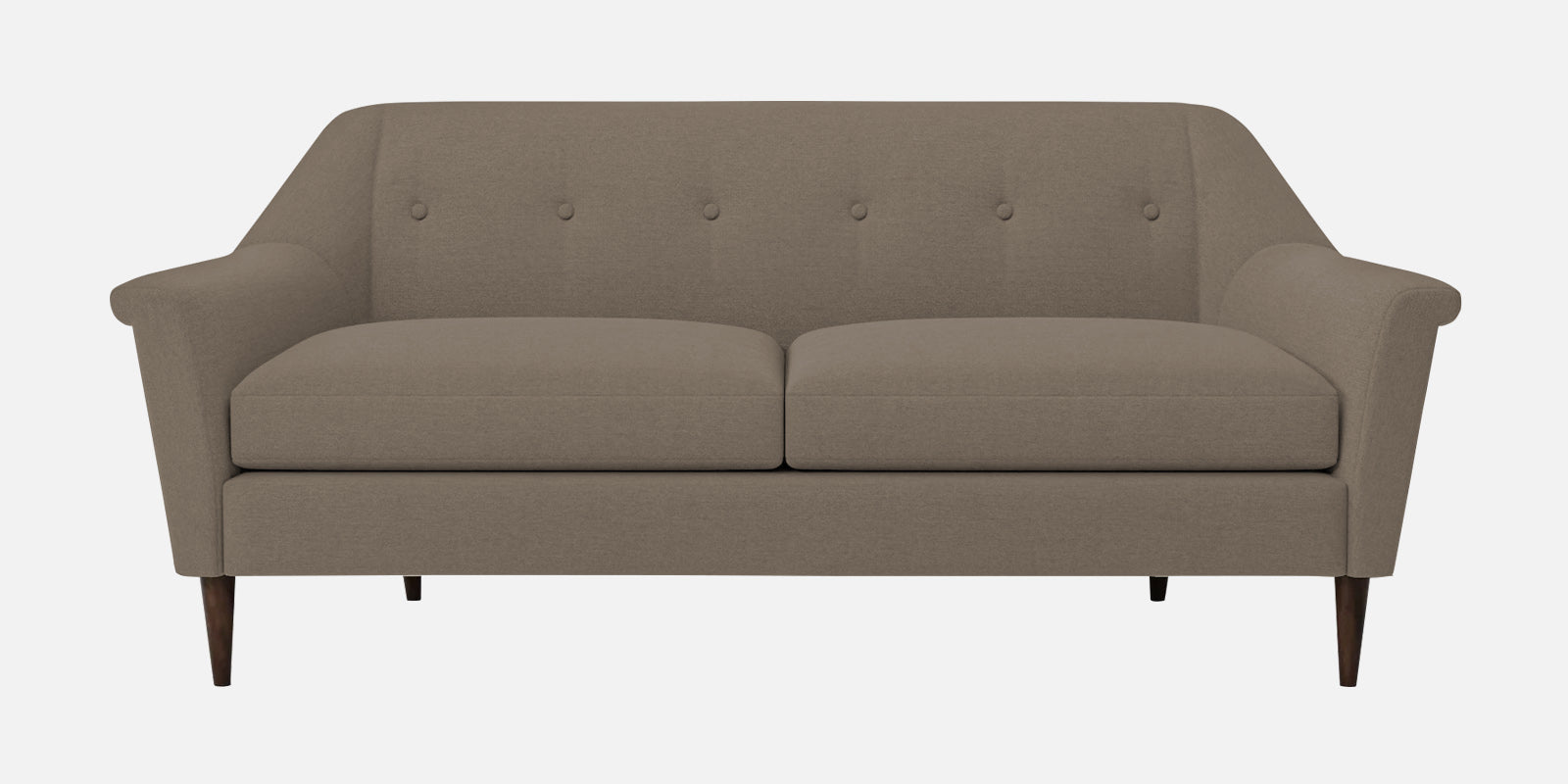 Homer Fabric 3 Seater Sofa In Hazel Beige Colour - Febonic Living