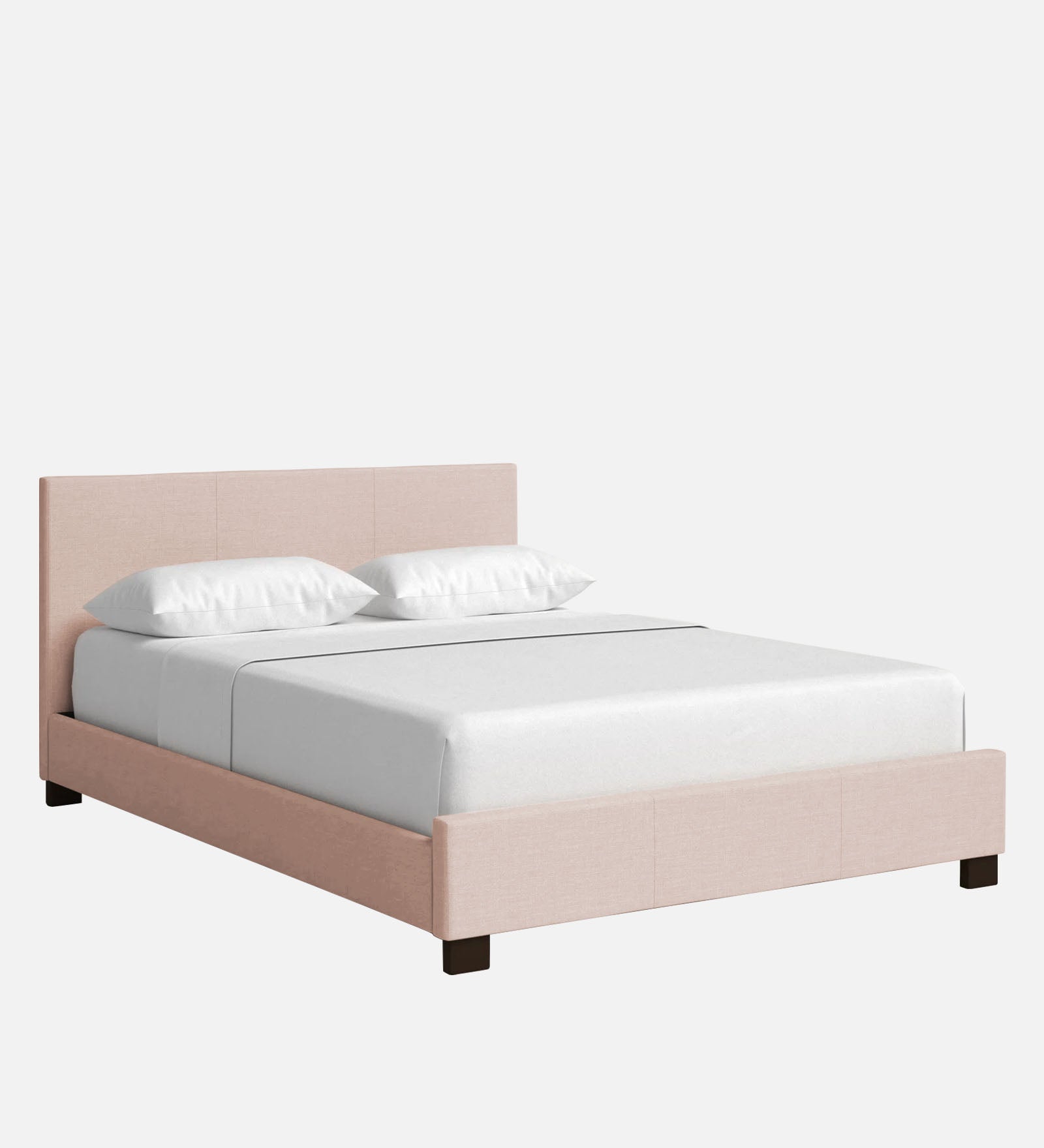 Lora Fabric Queen Size Bed in Woom Beige Colour - Febonic Living