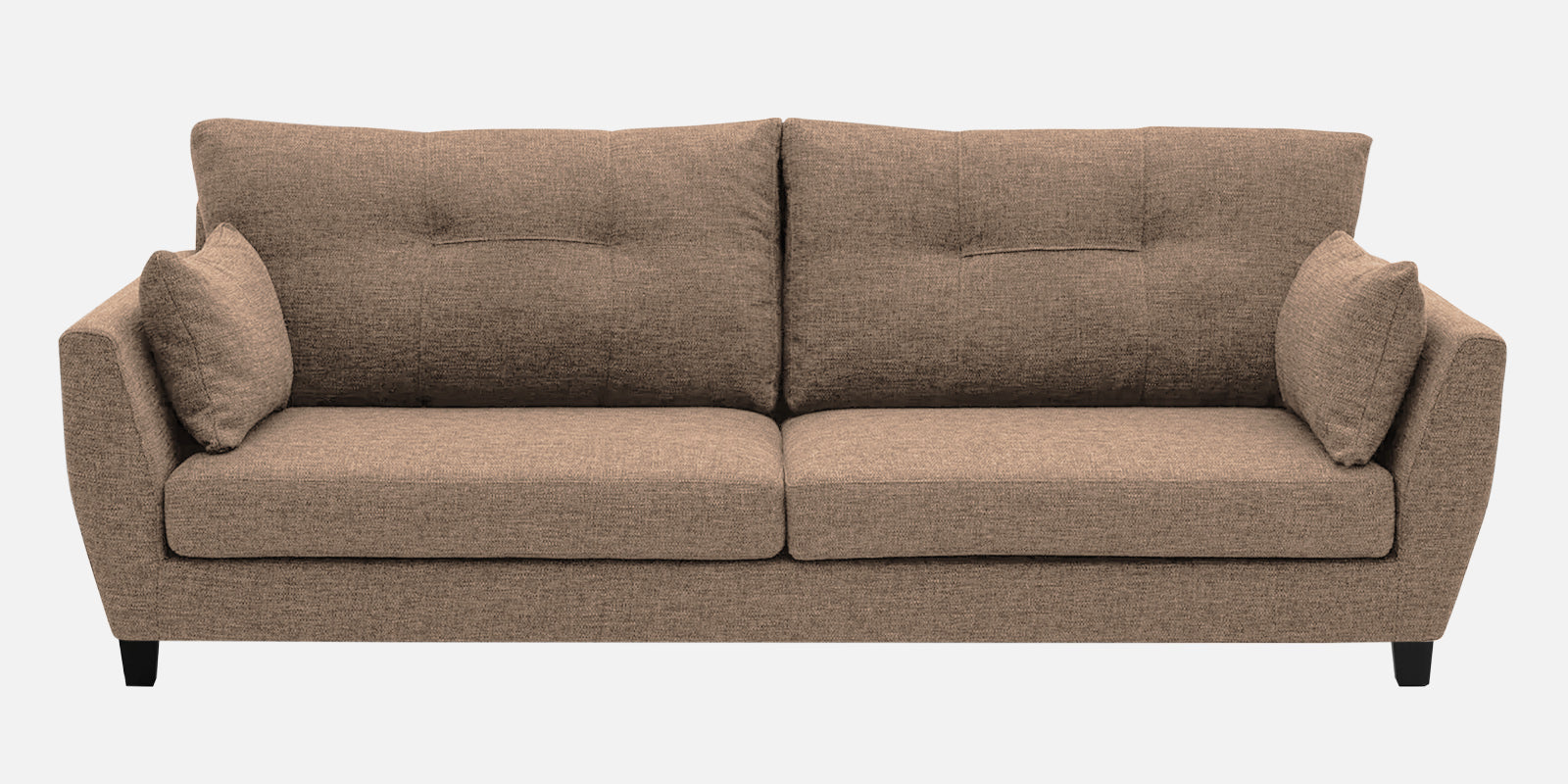 Mario Fabric 3 Seater Sofa In Cookie Beige Colour - Febonic Living