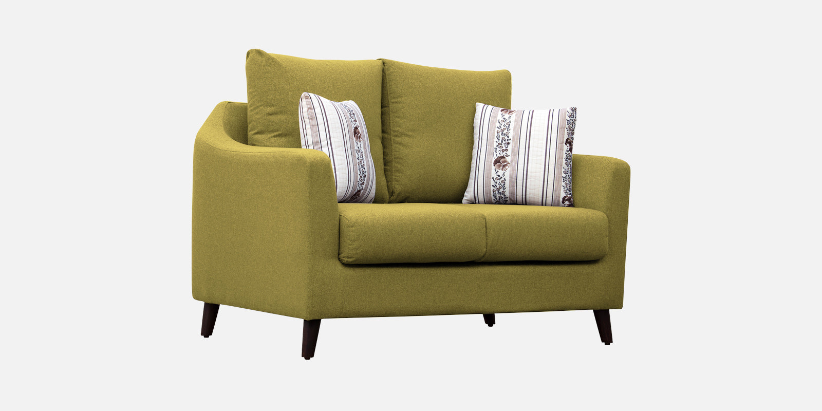 Kevin Fabric 2 Seater Sofa In Parrot Green Colour - Febonic Living