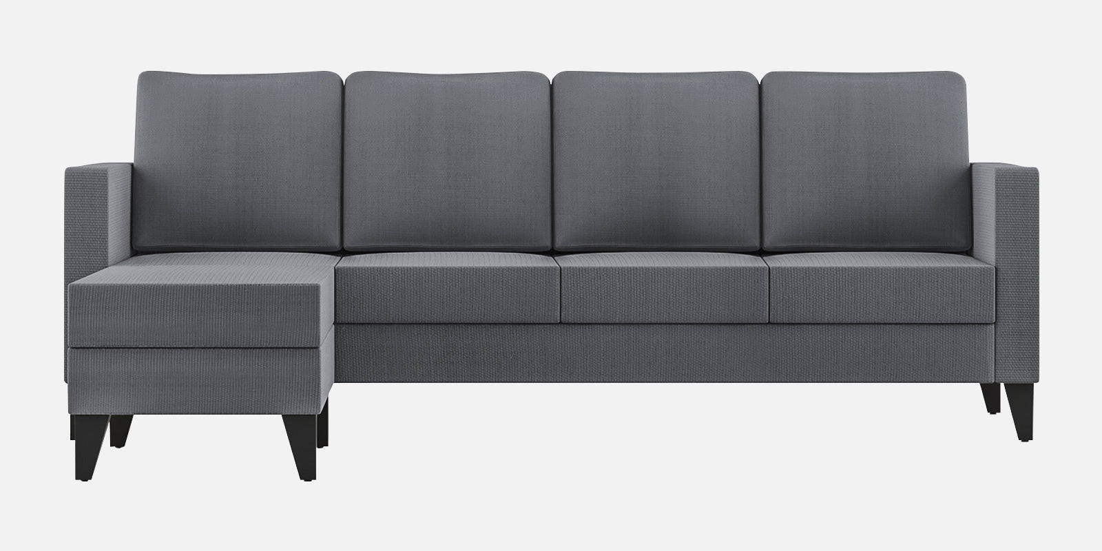 Nori Fabric RHS Sectional Sofa (3+Lounger) In Maba Grey Colour - Febonic Living