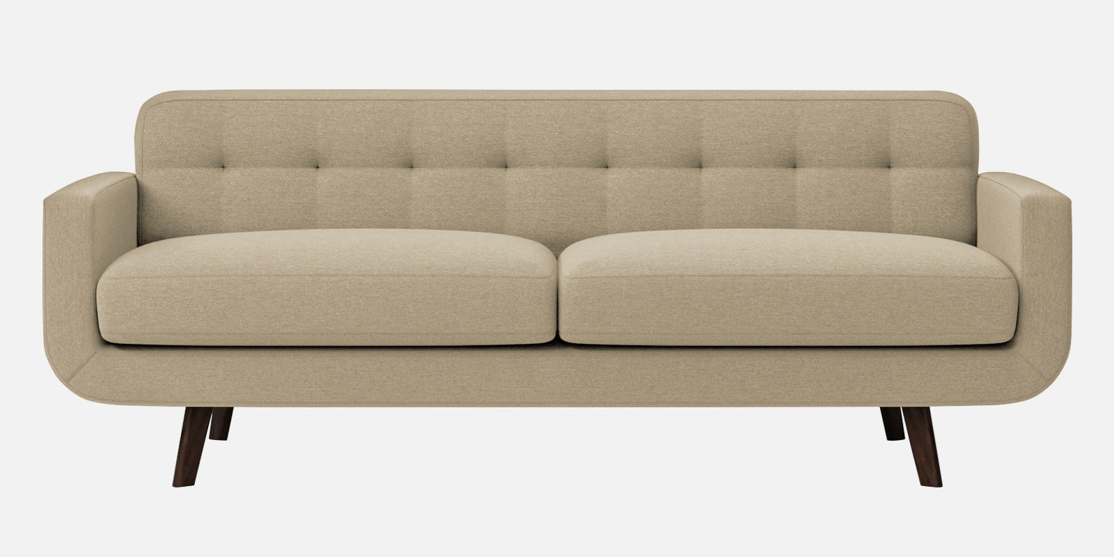 Marsela Fabric 3 Seater Sofa In Honey Beige Colour - Febonic Living