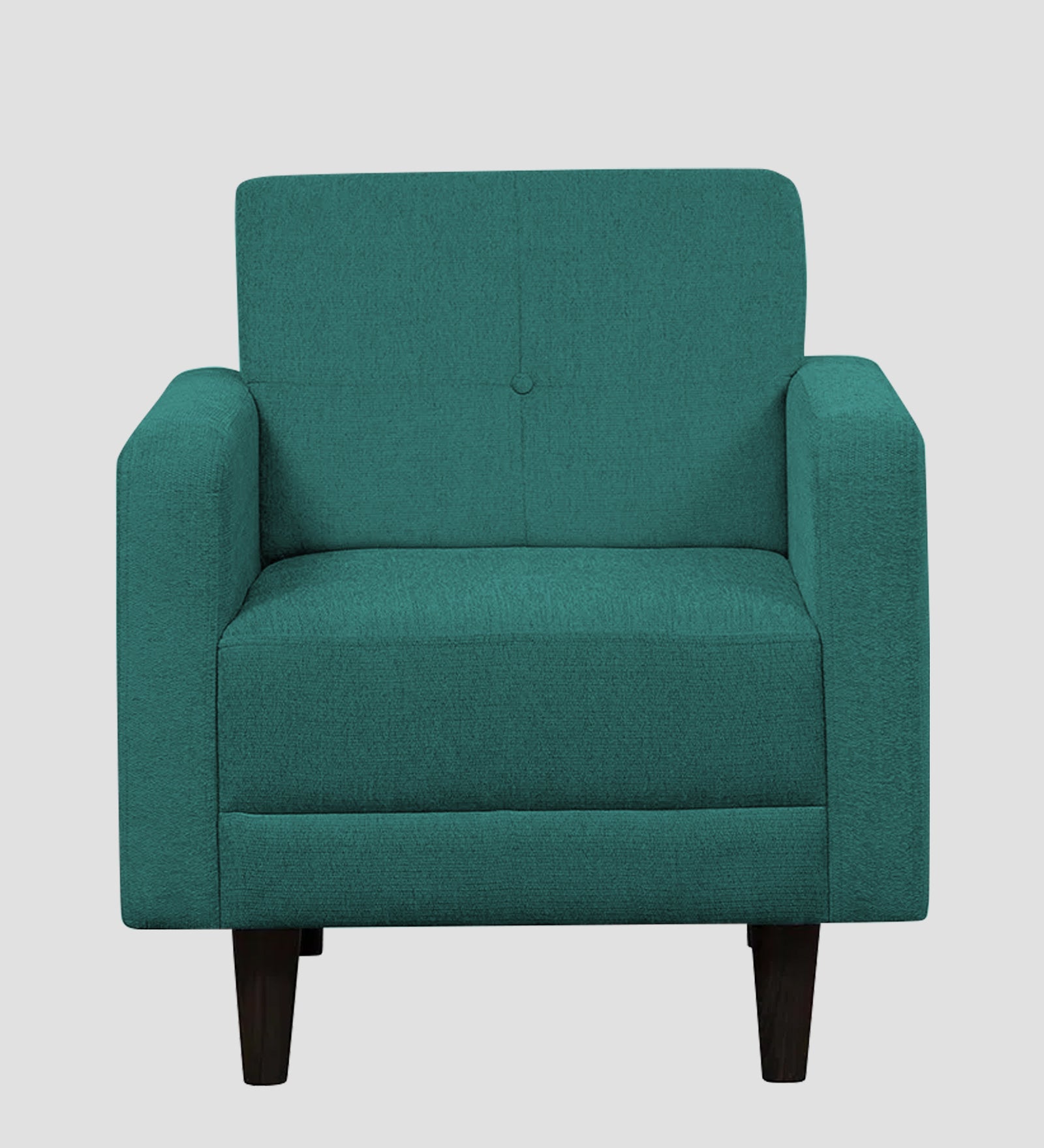 Noha Fabric 1 Seater Sofa In Sea Green Colour - Febonic Living