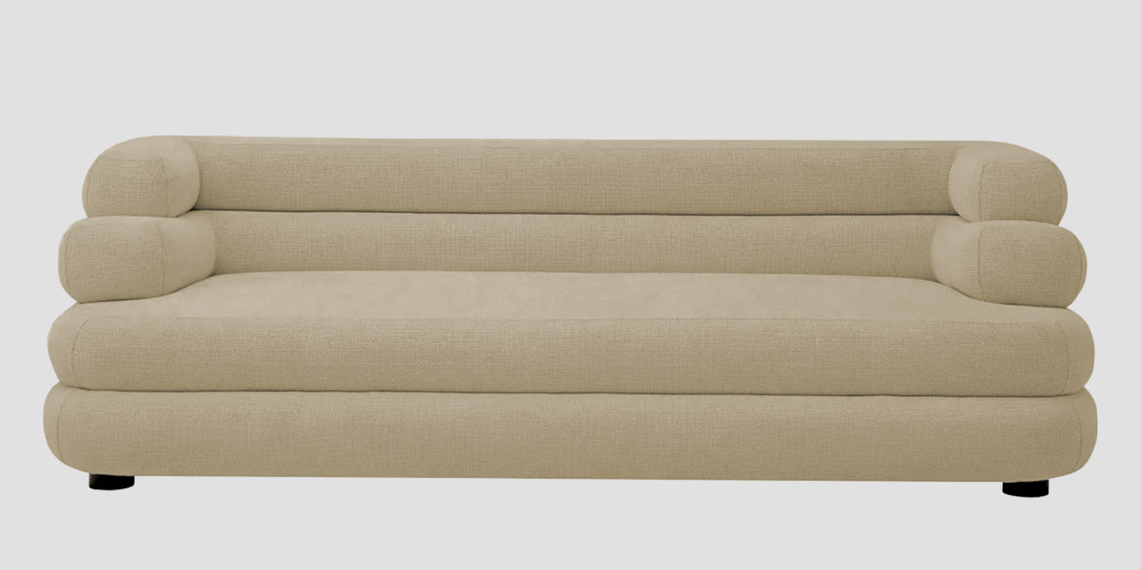 Wener Fabric 3 Seater Sofa In Honey Beige Colour - Febonic Living