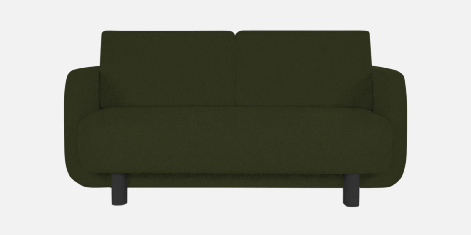 Varu Fabric 2 Seater Sofa In Olive Green Colour - Febonic Living