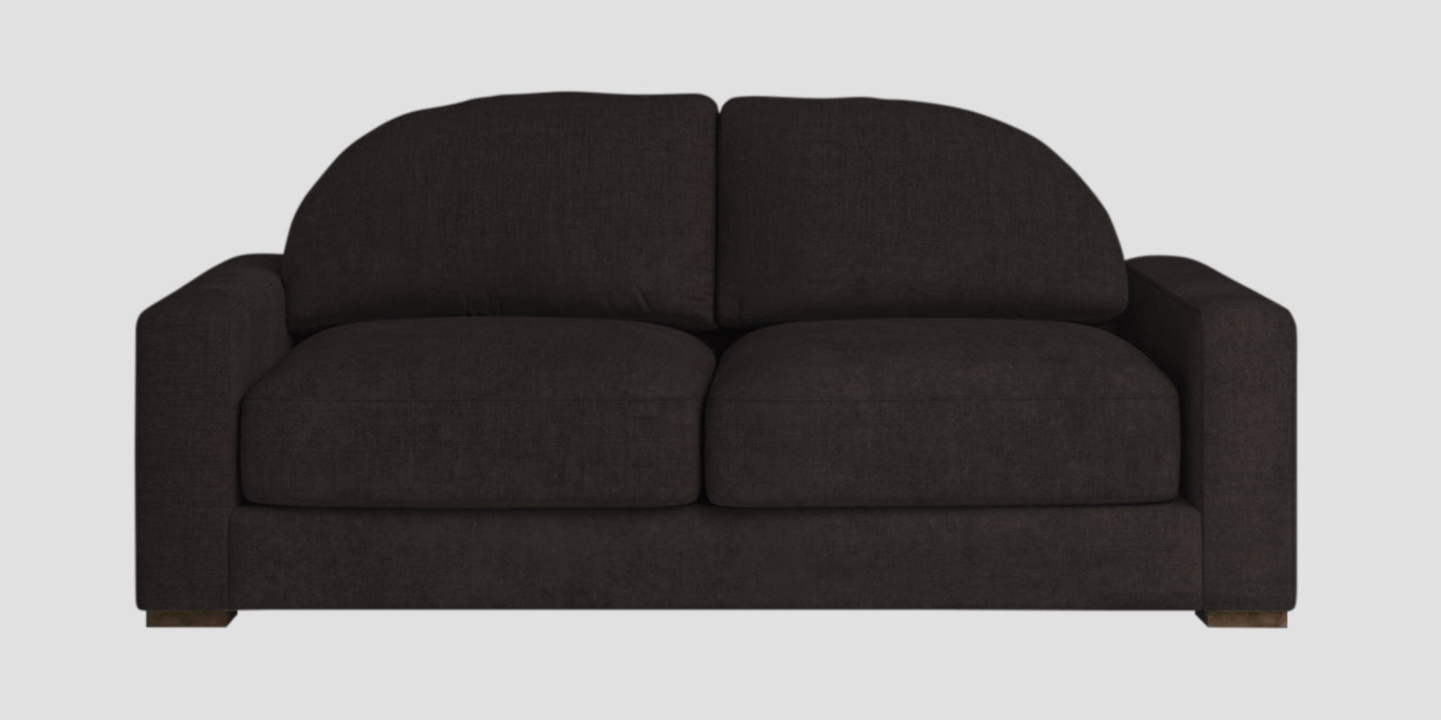 Dara Fabric 2 Seater Sofa In Cara Brown Colour - Febonic Living