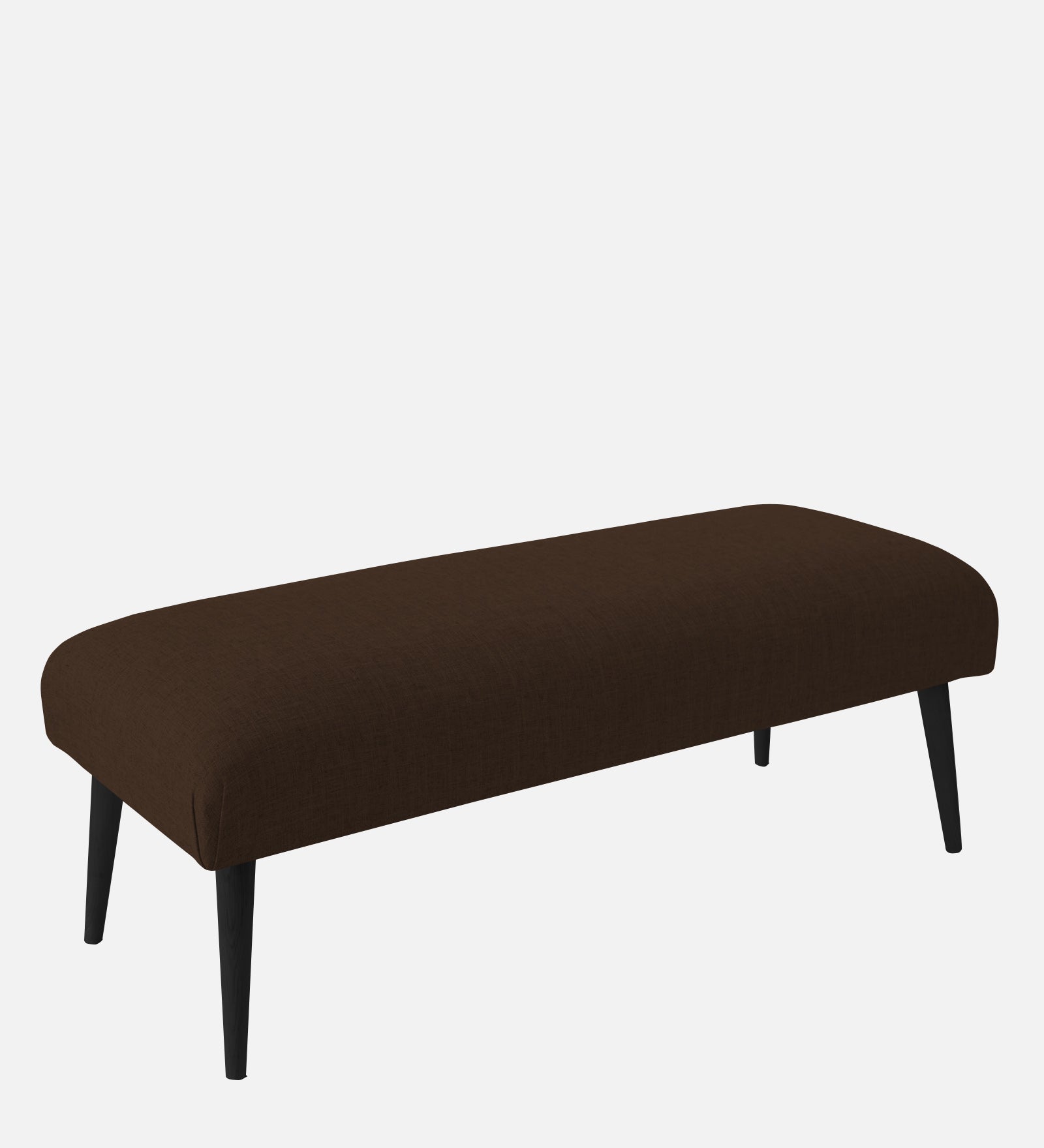 Adon Velvet Bench In Cholocate Brown Colour - Febonic Living