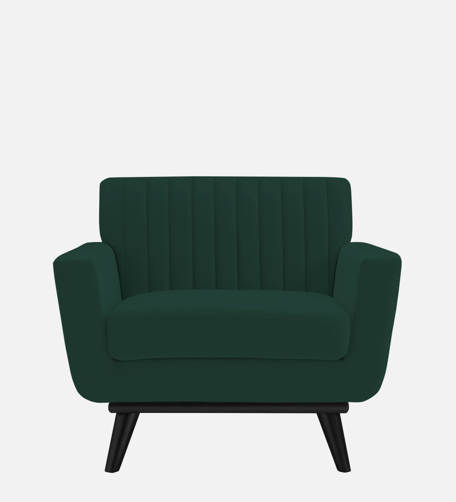 Tucker Velvet 1 Seater Sofa In Forest Green Colour - Febonic Living