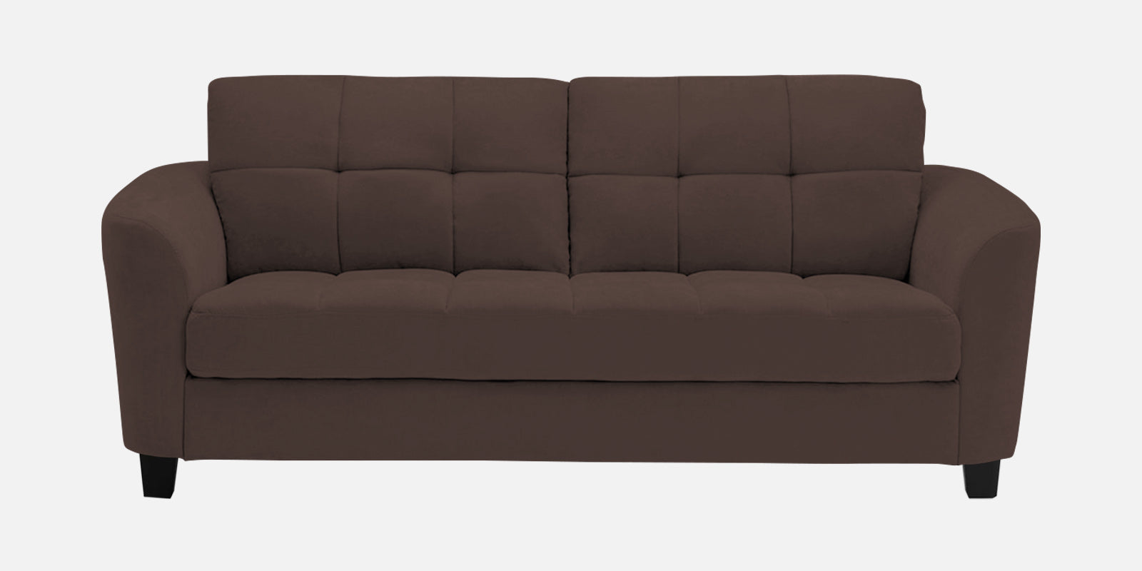 Mulan Fabric 2 Seater Sofa In Caramel Brown Colour - Febonic Living