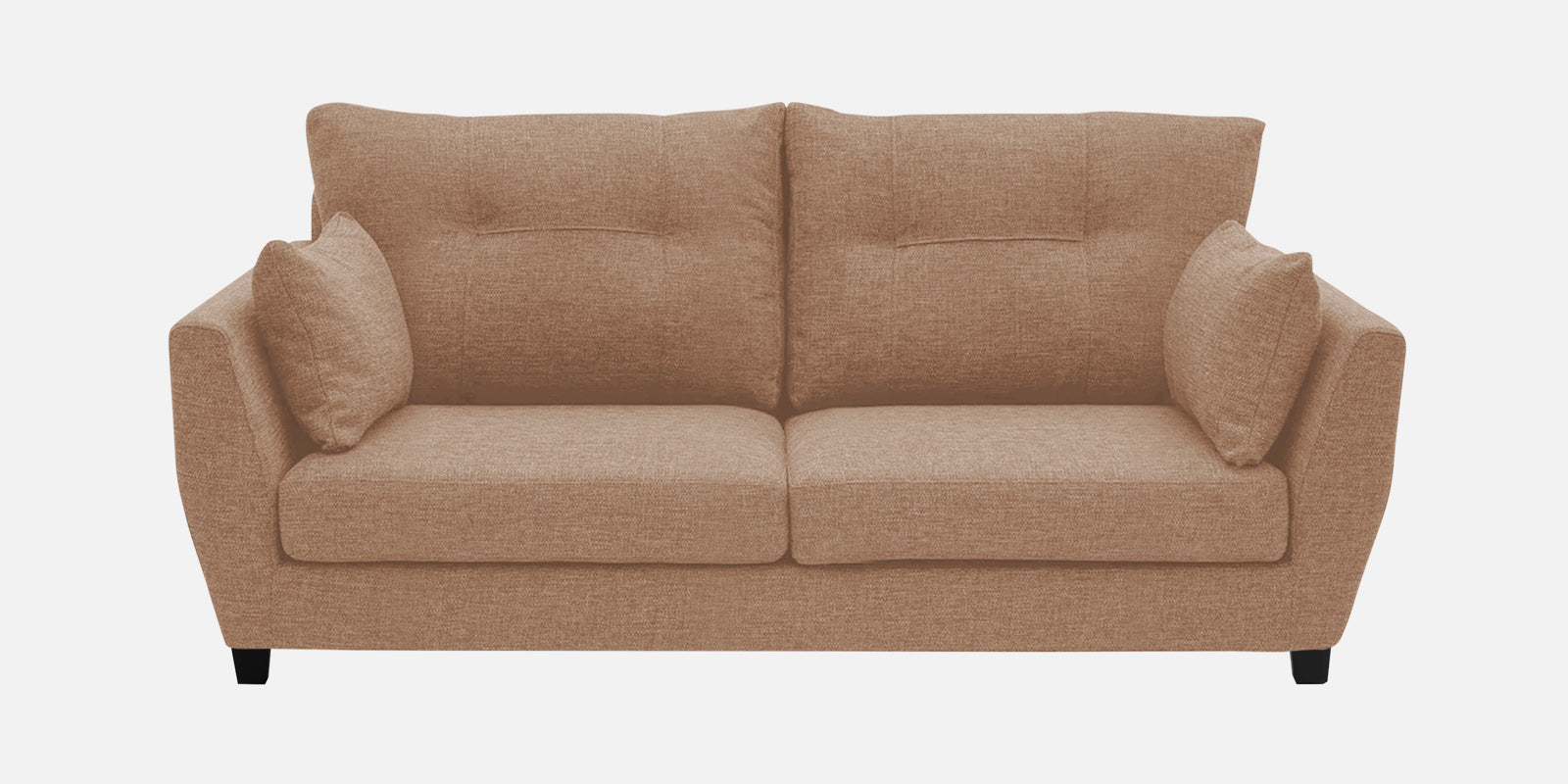 Mario Fabric 2 Seater Sofa In Cosmic Beige Colour - Febonic Living
