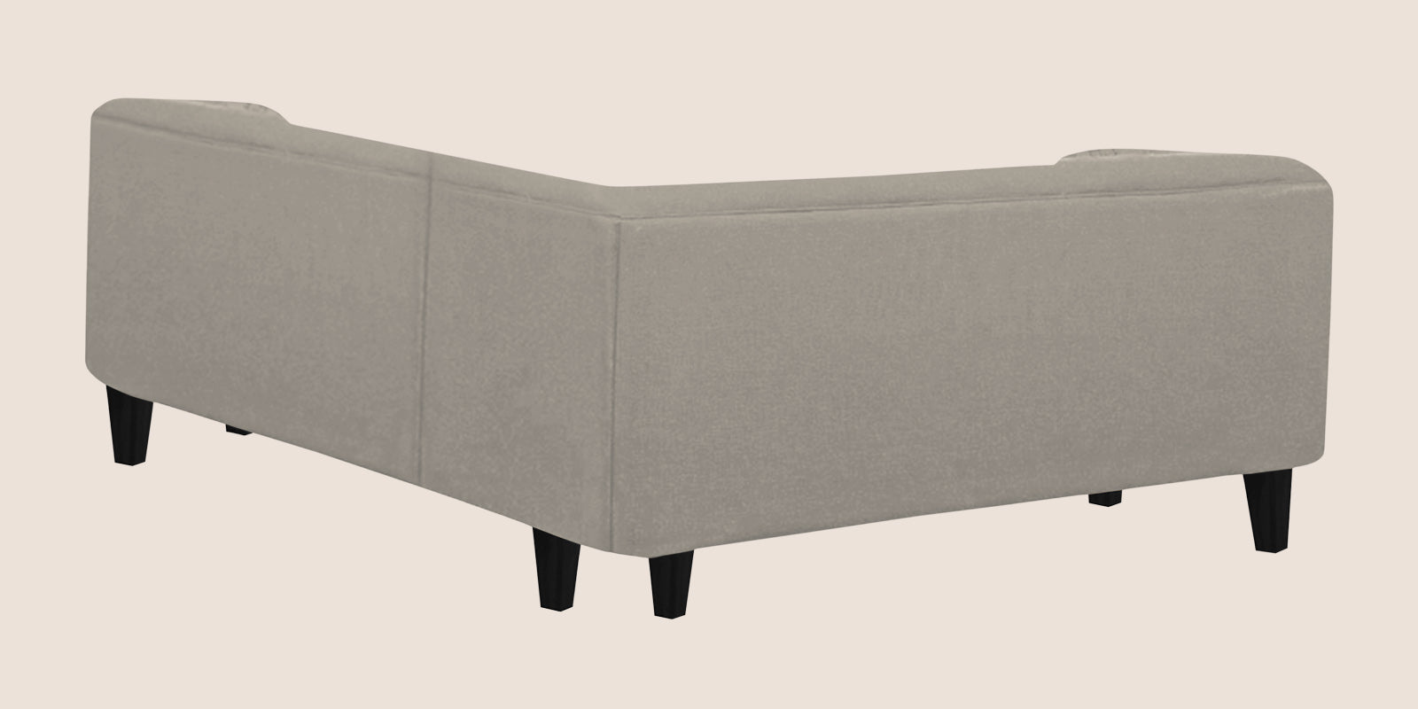 Niki Fabric Corner Sofa In Ash Grey Colour - Febonic Living