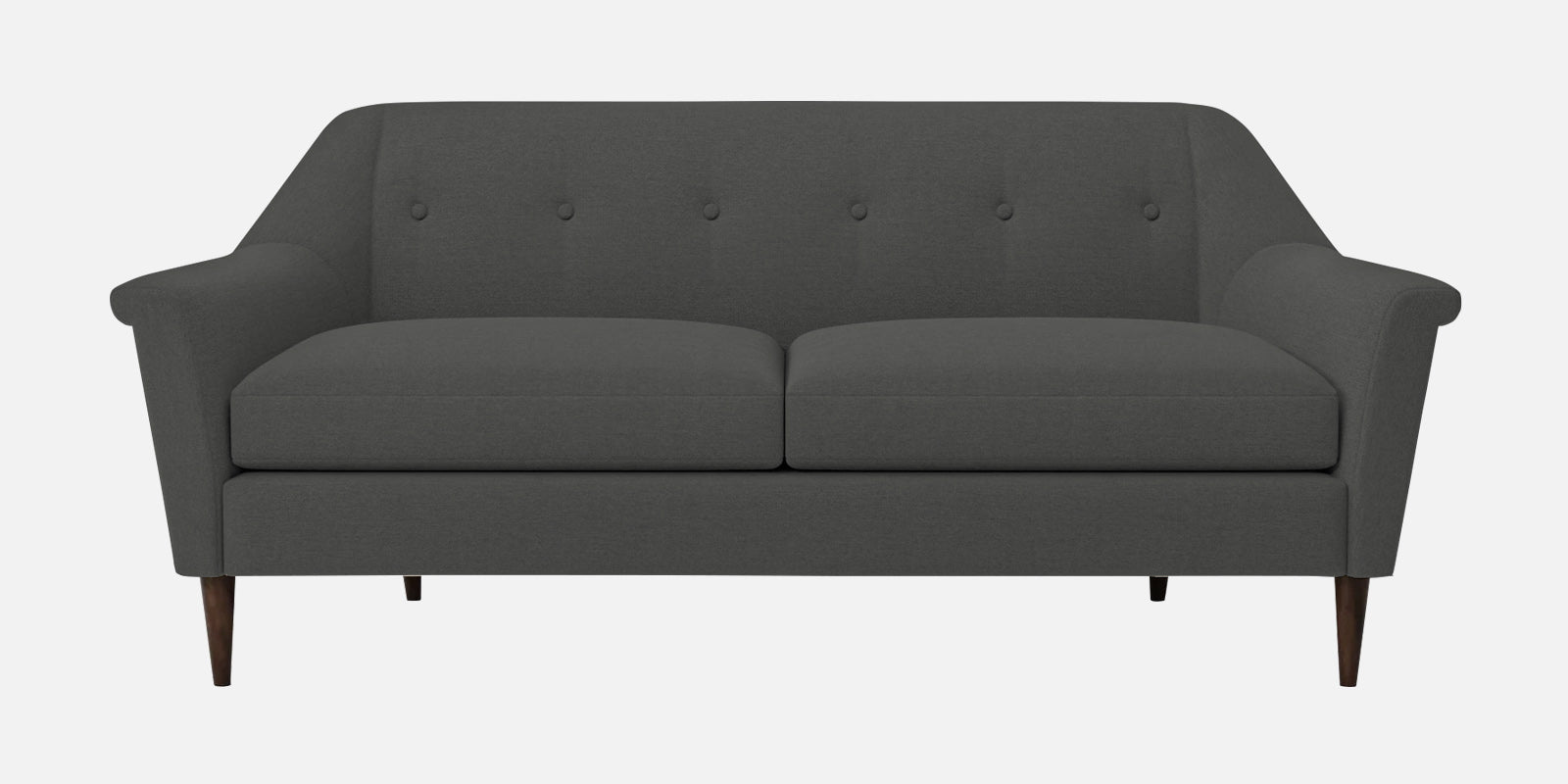 Homer Fabric 3 Seater Sofa In Stone Grey Colour - Febonic Living