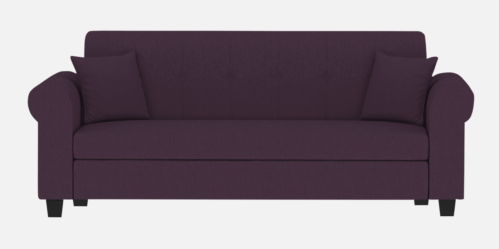 Derado Fabric 3 Seater Sofa In Greek Purple Colour - Febonic Living