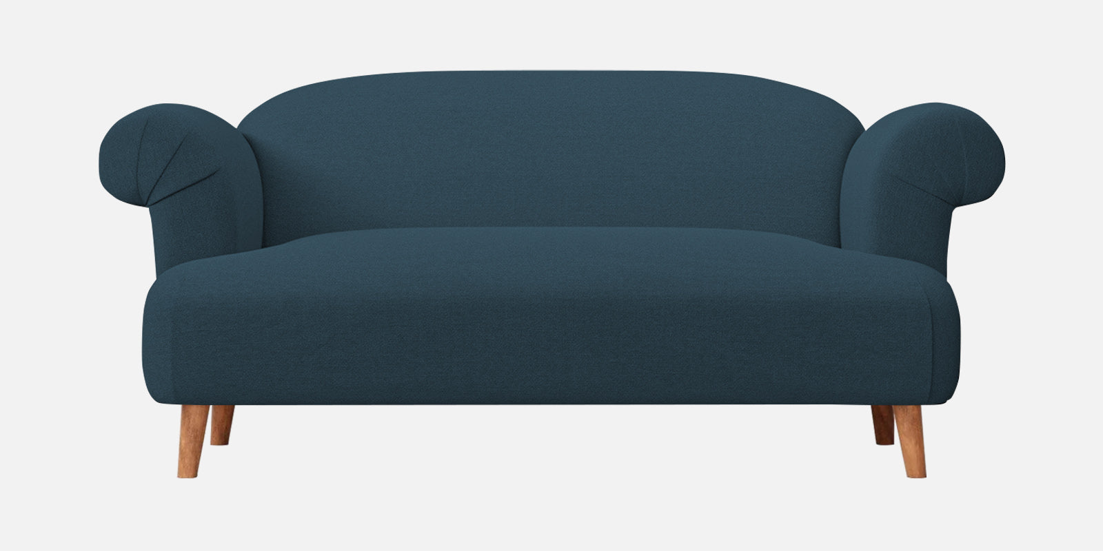 Barber Fabric 2 Seater Sofa In Cool Blue Colour - Febonic Living