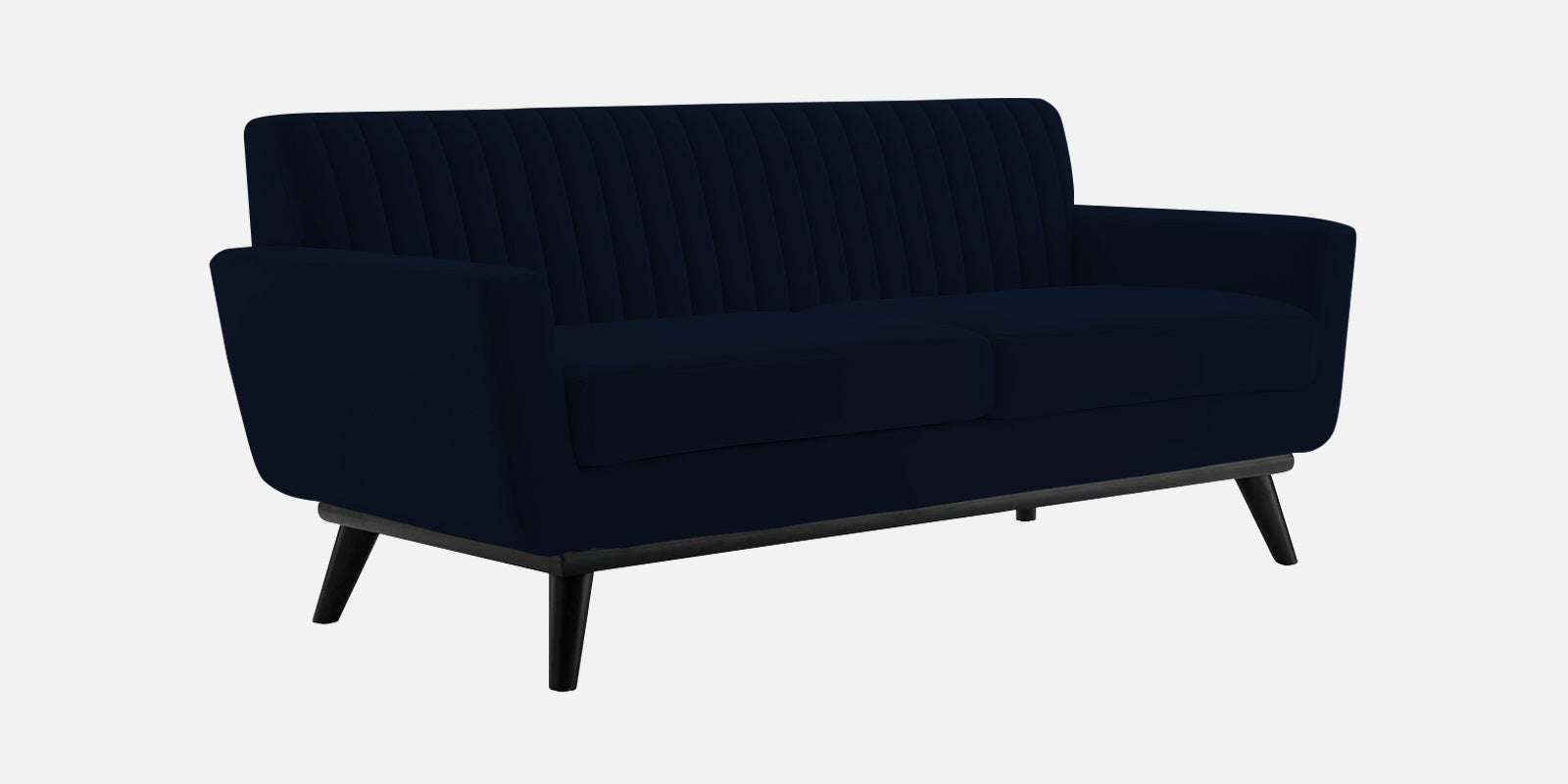 Tucker Velvet 2 Seater Sofa In Dark Blue Colour - Febonic Living
