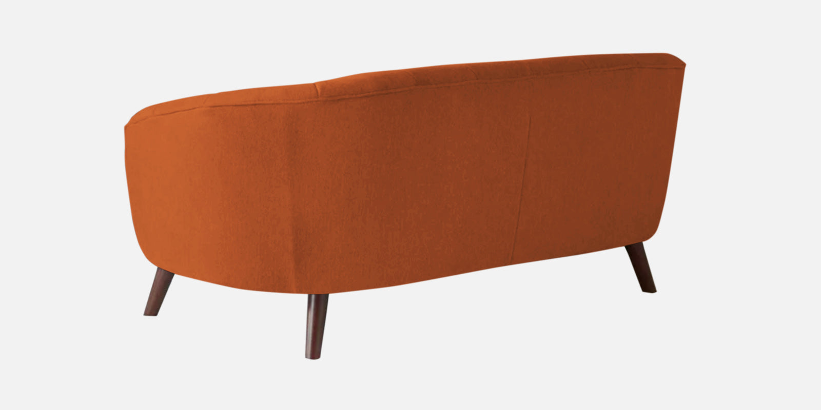 Benjamin Fabric 2 Seater Sofa In Vivid Orange Colour - Febonic Living