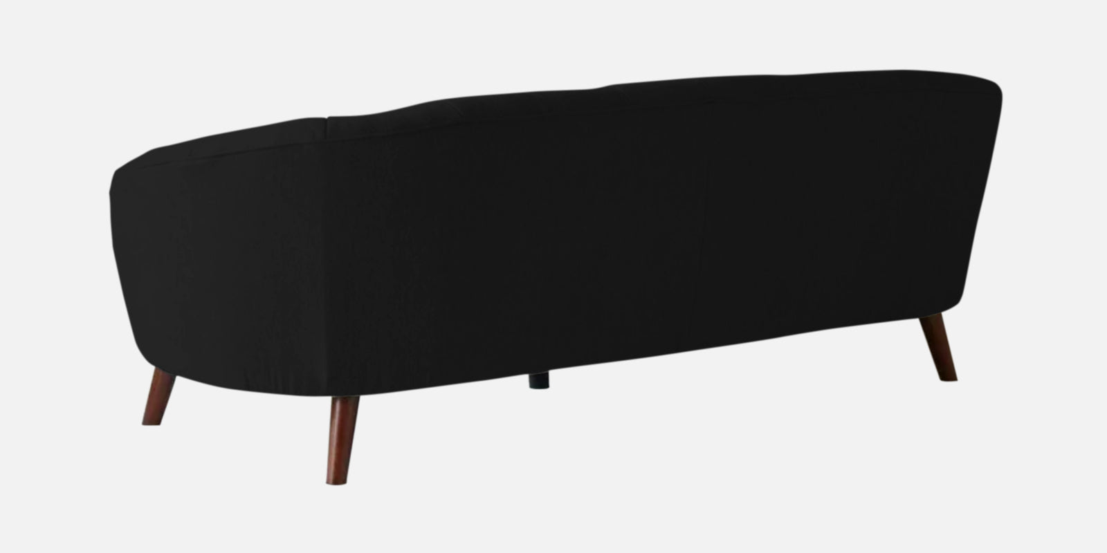Benjamin Fabric 3 Seater Sofa In Zed Black Colour - Febonic Living